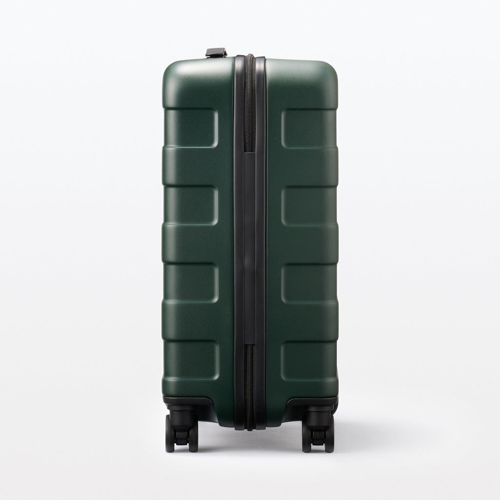 Adjustable Handle Hard Shell Suitcase 36L - Khaki Green | Carry-On