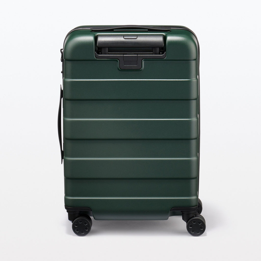 Adjustable Handle Hard Shell Suitcase 36L - Khaki Green | Carry-On