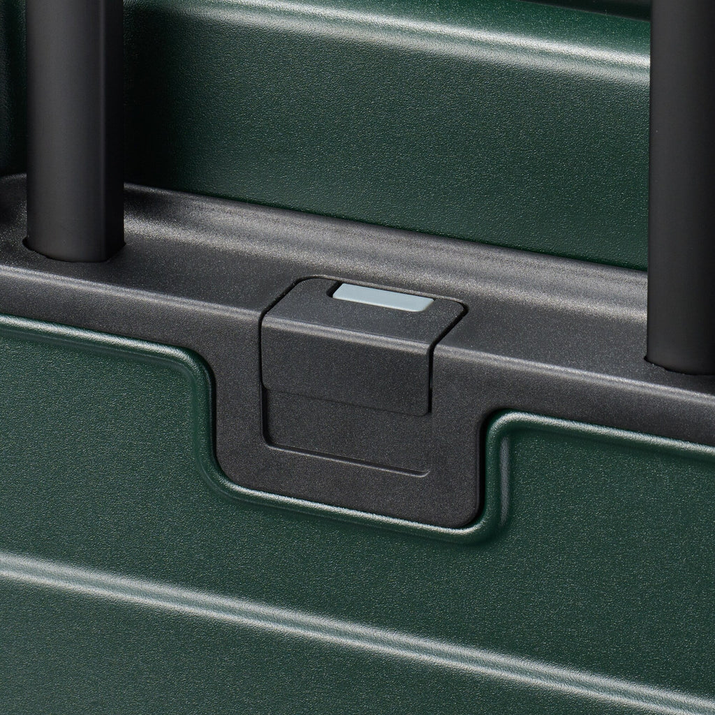 Adjustable Handle Hard Shell Suitcase 36L - Khaki Green | Carry-On