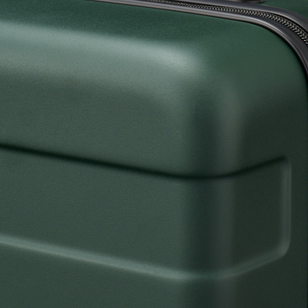 Adjustable Handle Hard Shell Suitcase 36L - Khaki Green | Carry-On