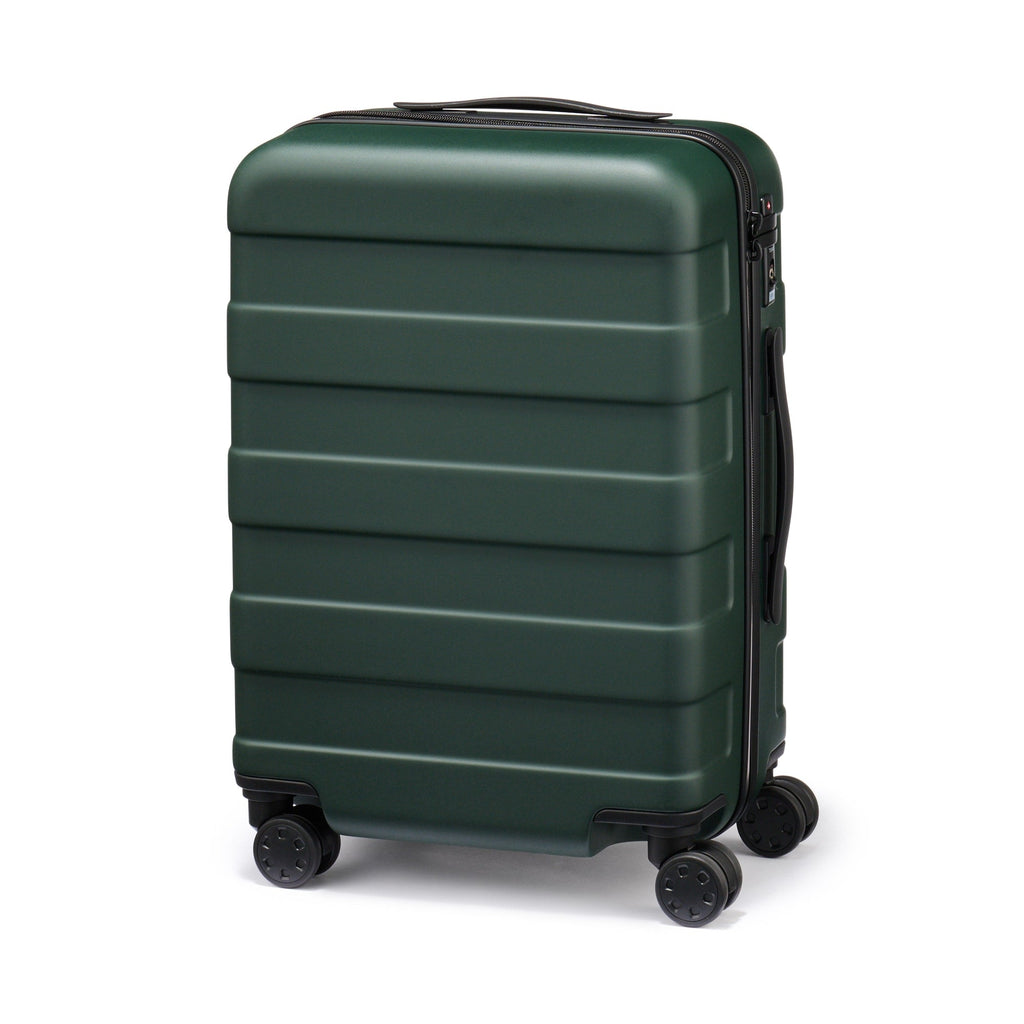 Adjustable Handle Hard Shell Suitcase 36L - Khaki Green | Carry-On