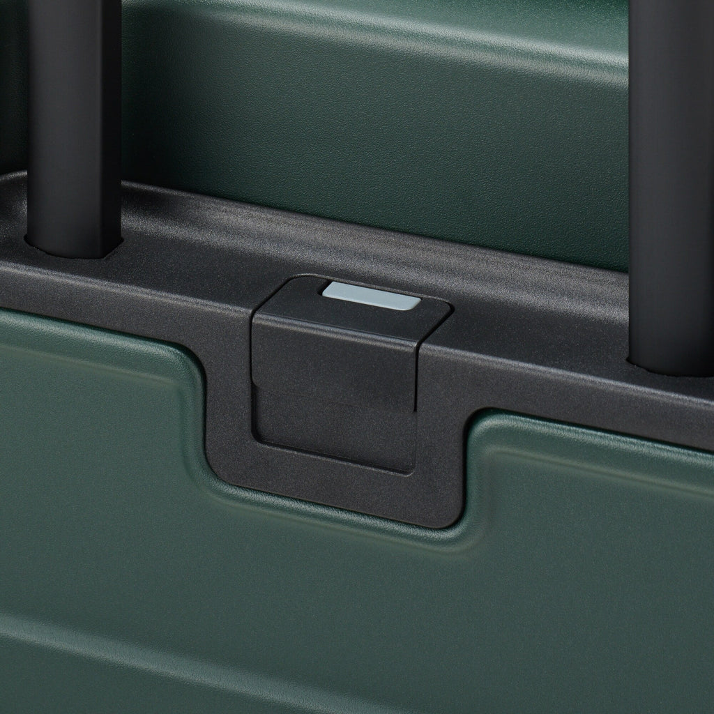 Adjustable Handle Hard Shell Suitcase 75L - Khaki Green | Check-In