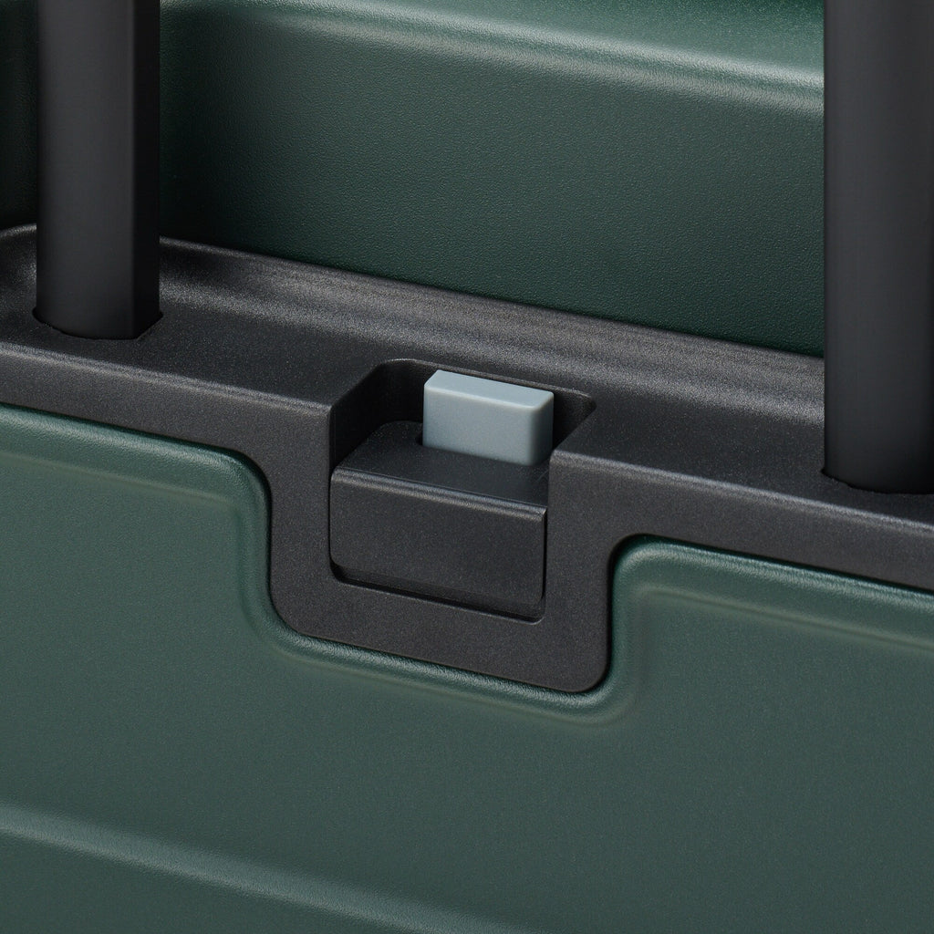 Adjustable Handle Hard Shell Suitcase 75L - Khaki Green | Check-In