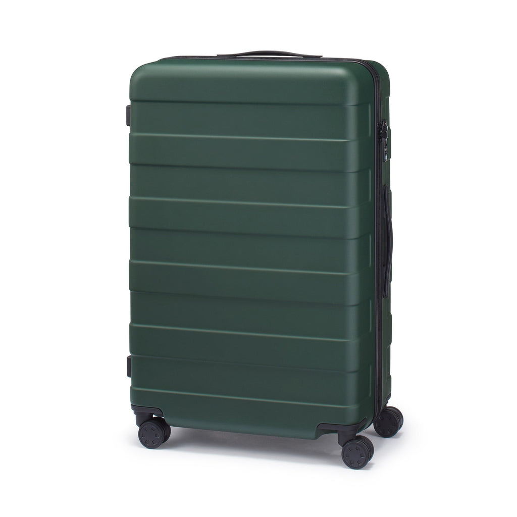 Adjustable Handle Hard Shell Suitcase 75L - Khaki Green | Check-In