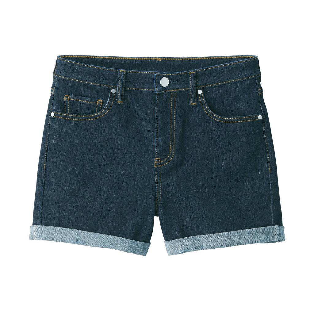 Women's Super Stretchy Denim Shorts Dark Navy