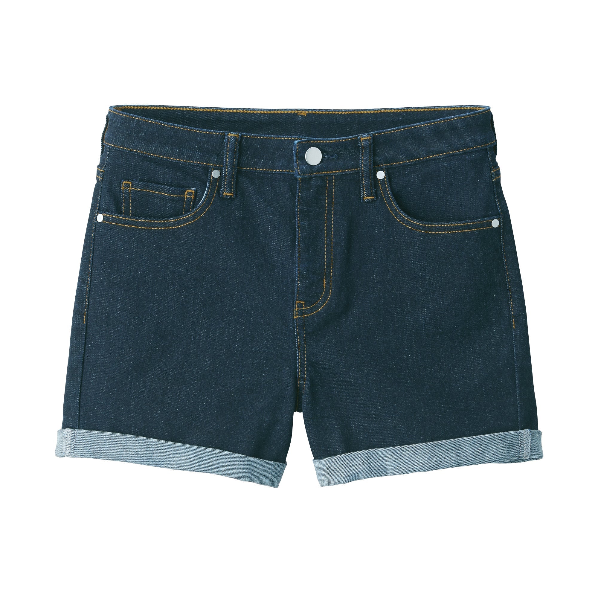 Women's Super Stretchy Denim Shorts Dark Navy