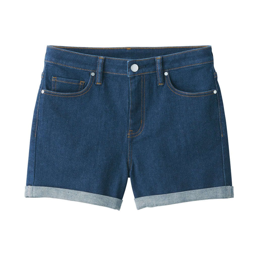 Women's Super Stretchy Denim Shorts Blue