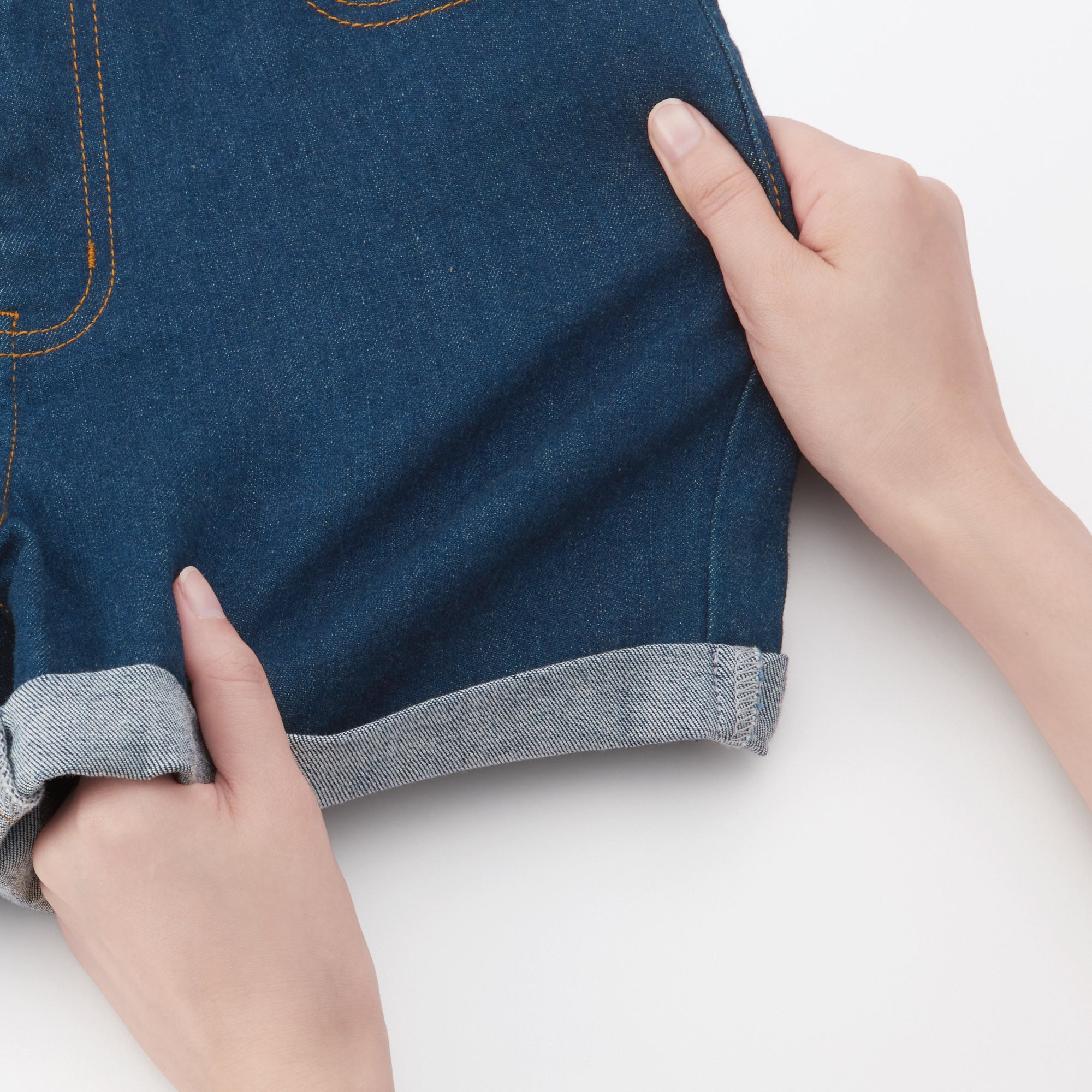 Women's Super Stretchy Denim Shorts Blue