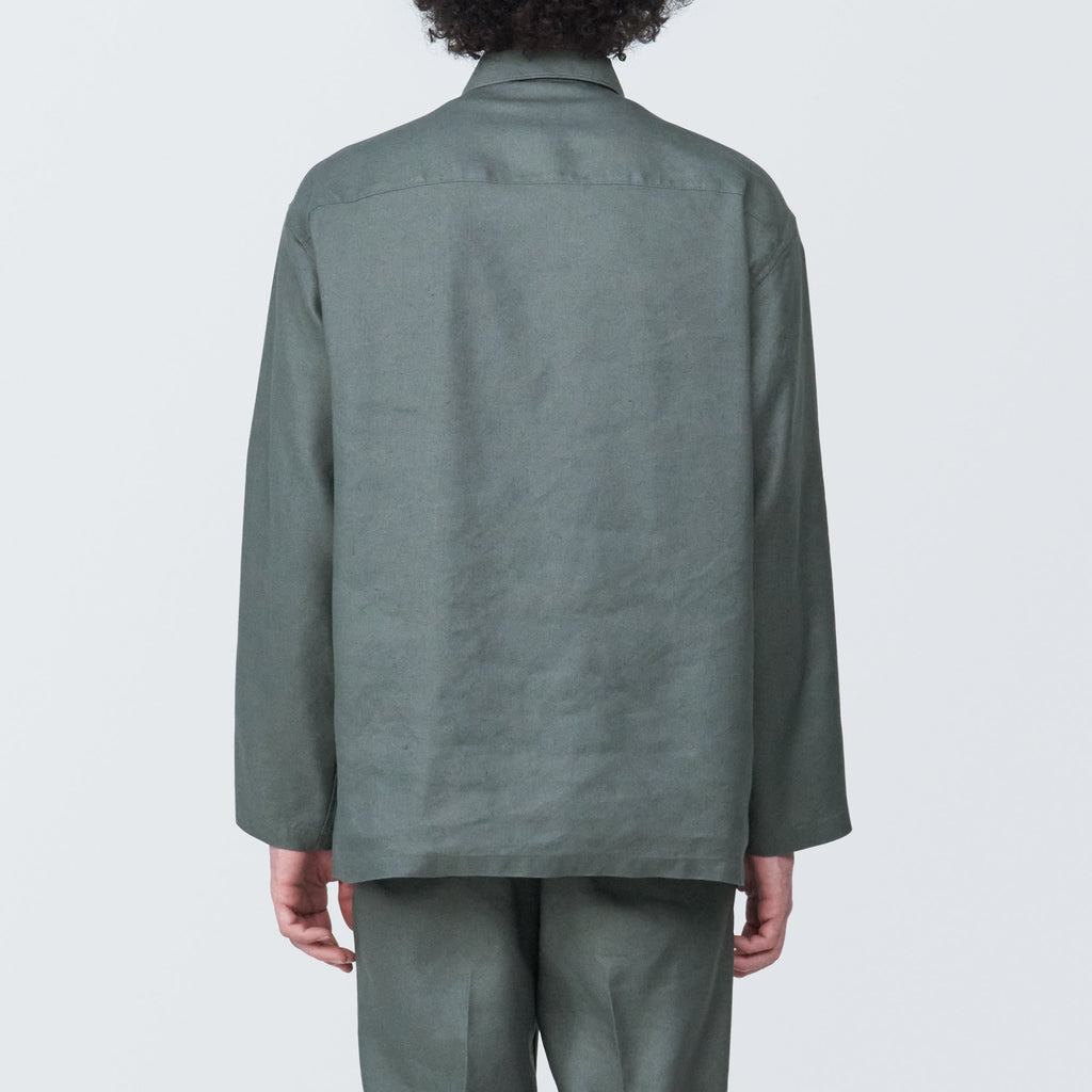 Men's Hemp Blend Shirt Jacket