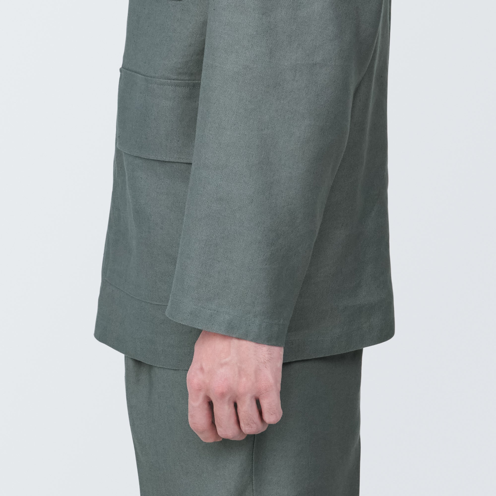 Men's Hemp Blend Shirt Jacket