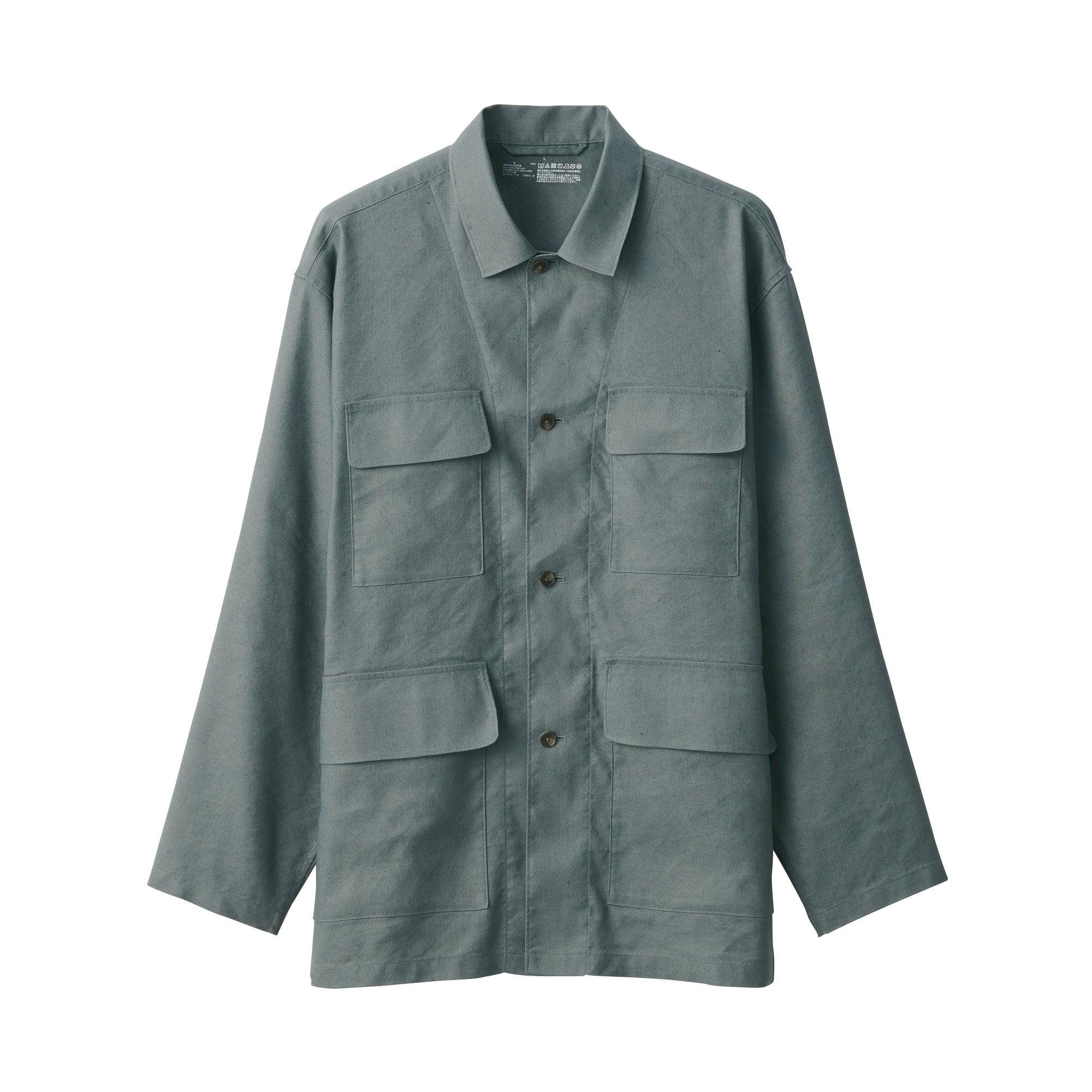 Men's Hemp Blend Shirt Jacket