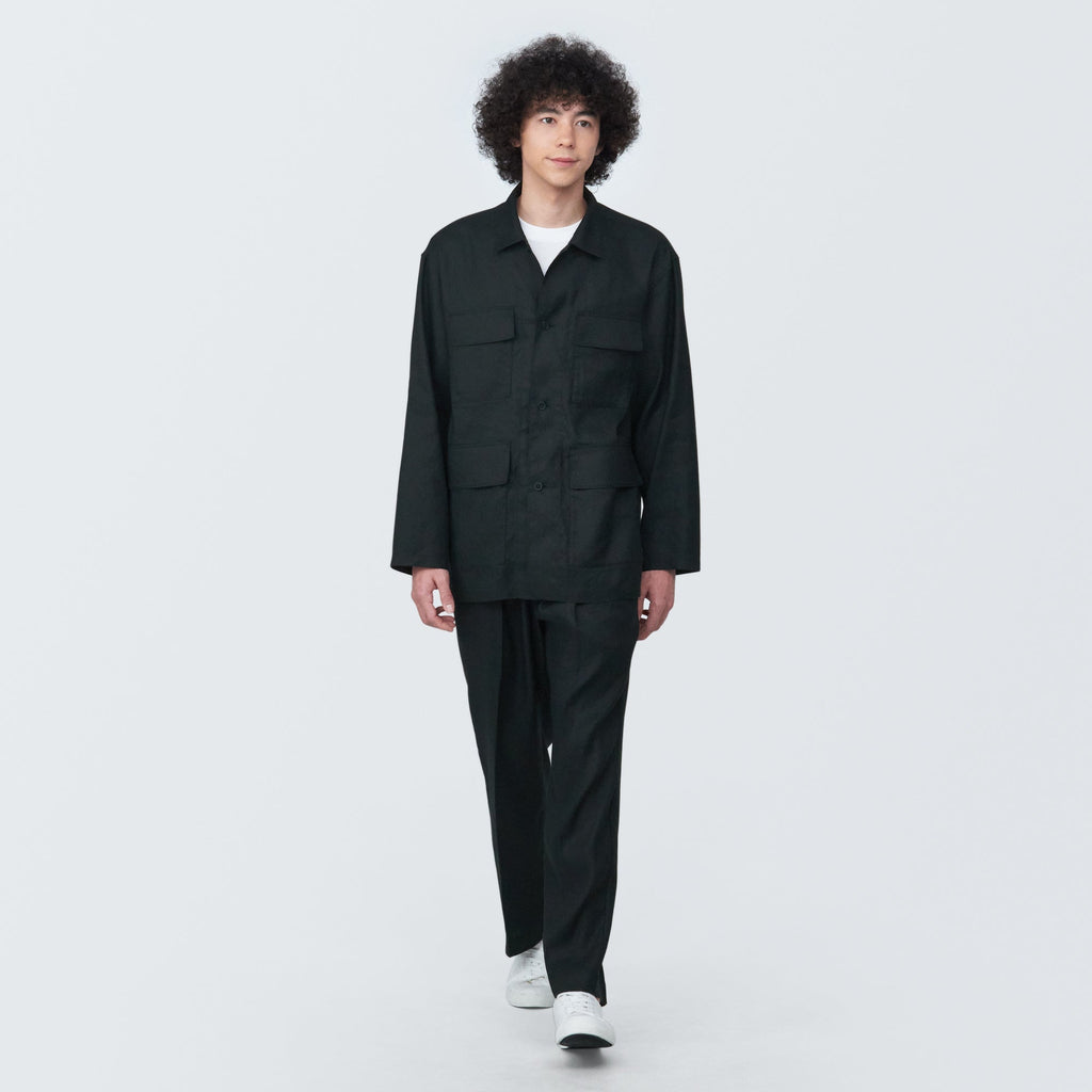 Men's Hemp Blend Shirt Jacket