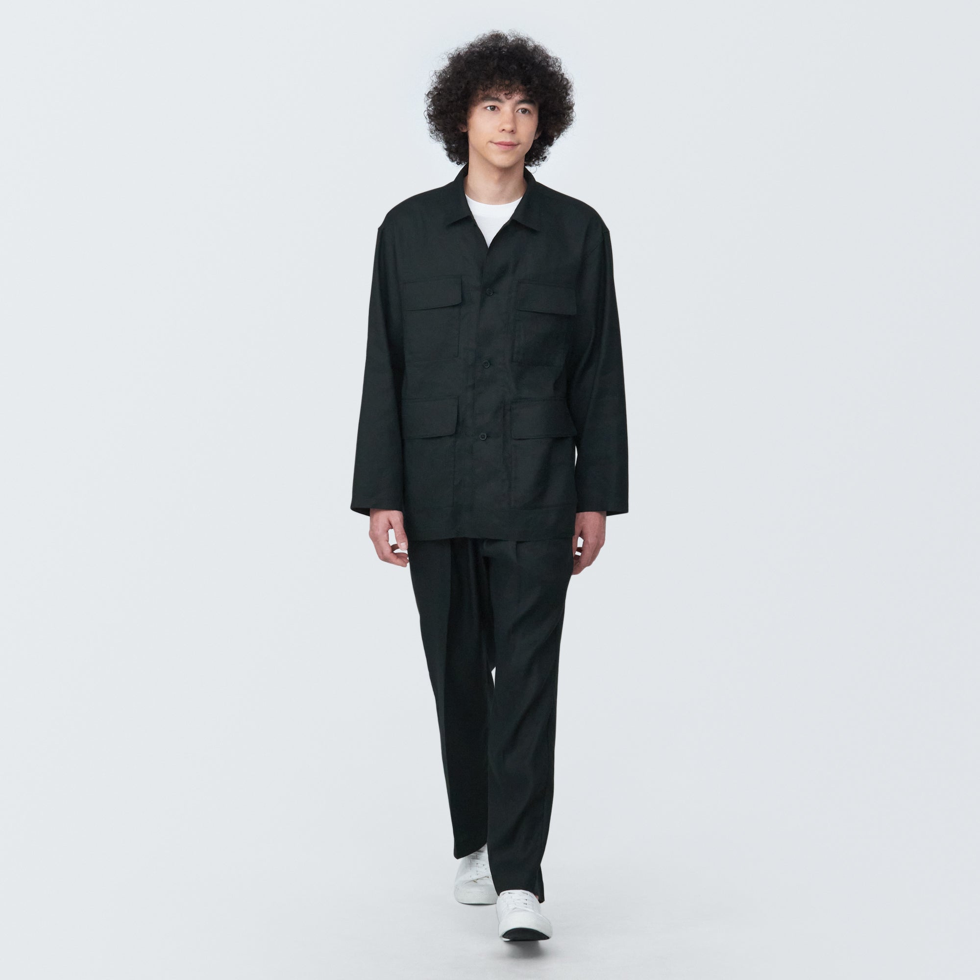Men's Hemp Blend Shirt Jacket
