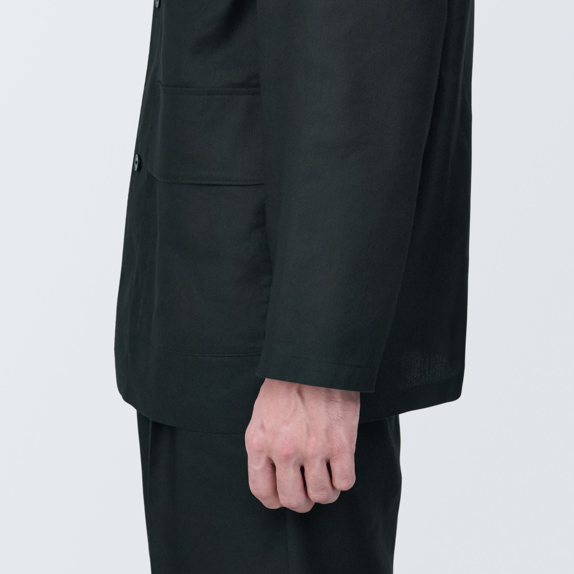 Men's Hemp Blend Shirt Jacket
