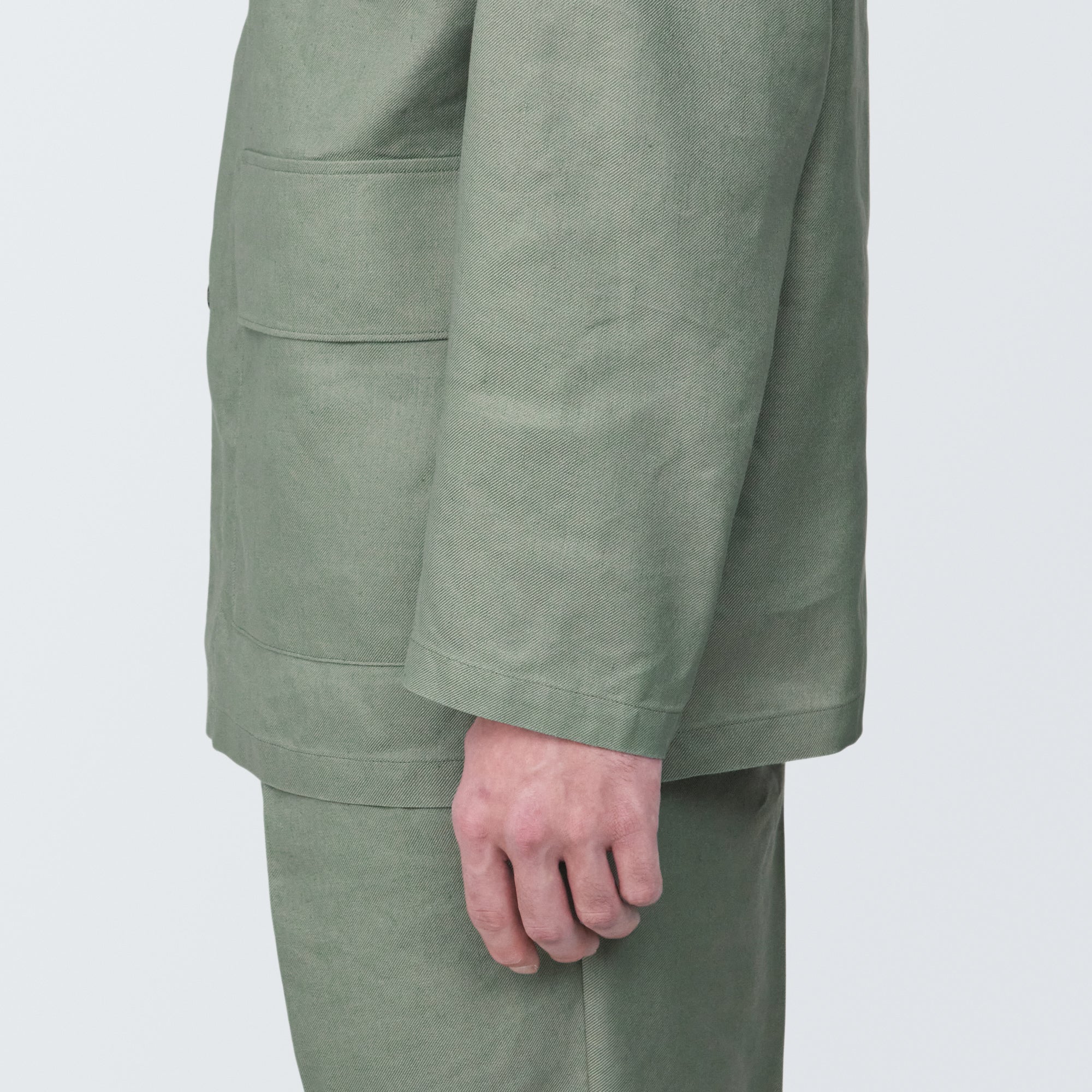 Men's Hemp Blend Shirt Jacket