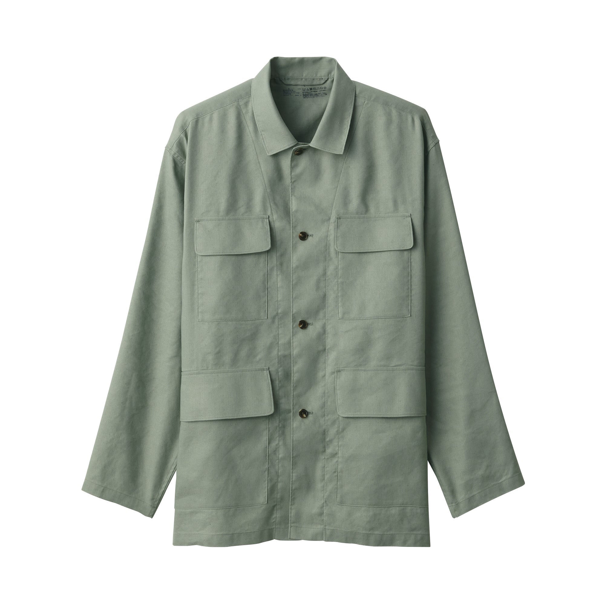 Men's Hemp Blend Shirt Jacket