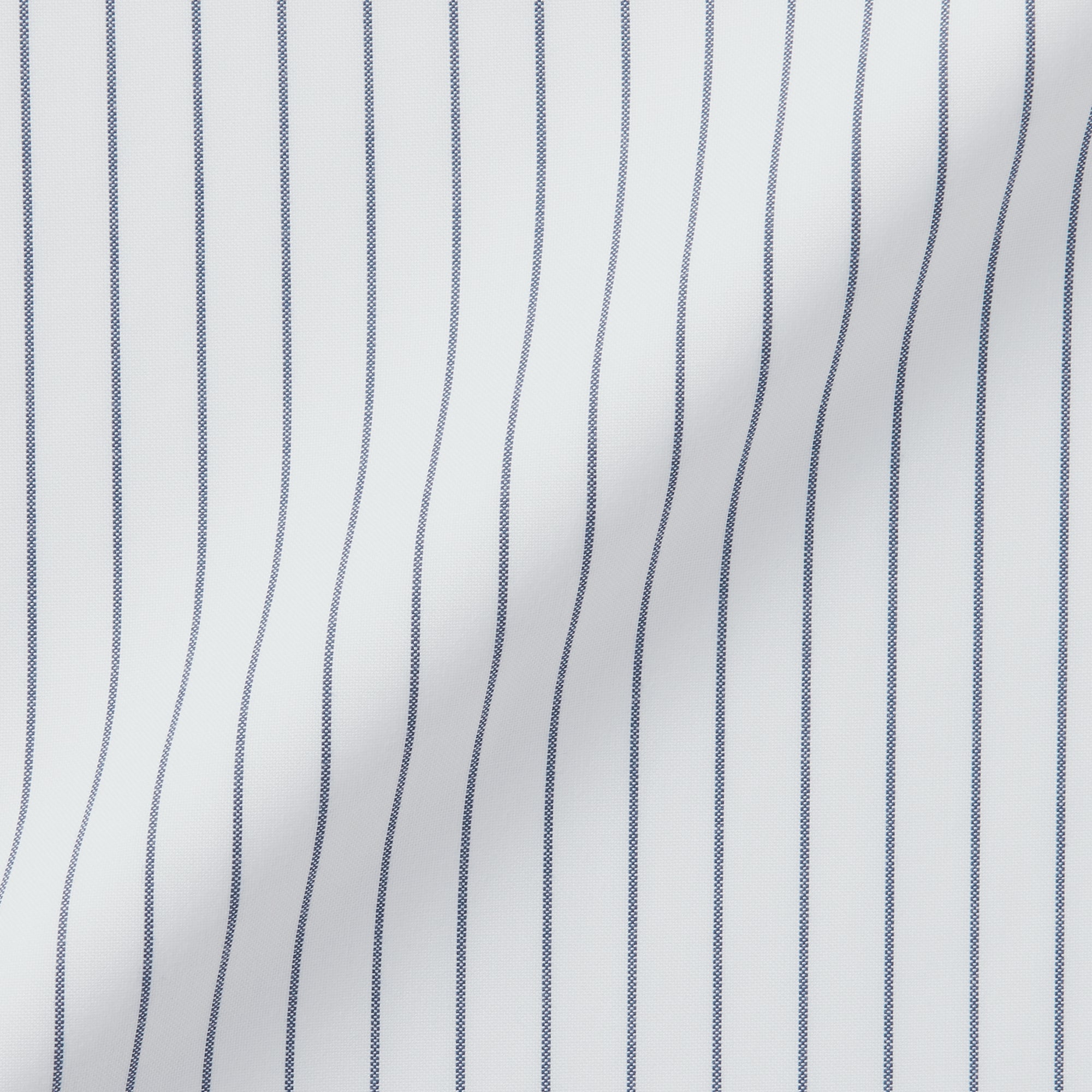 Men's Non-Iron Semi Wide Collar Striped Shirt