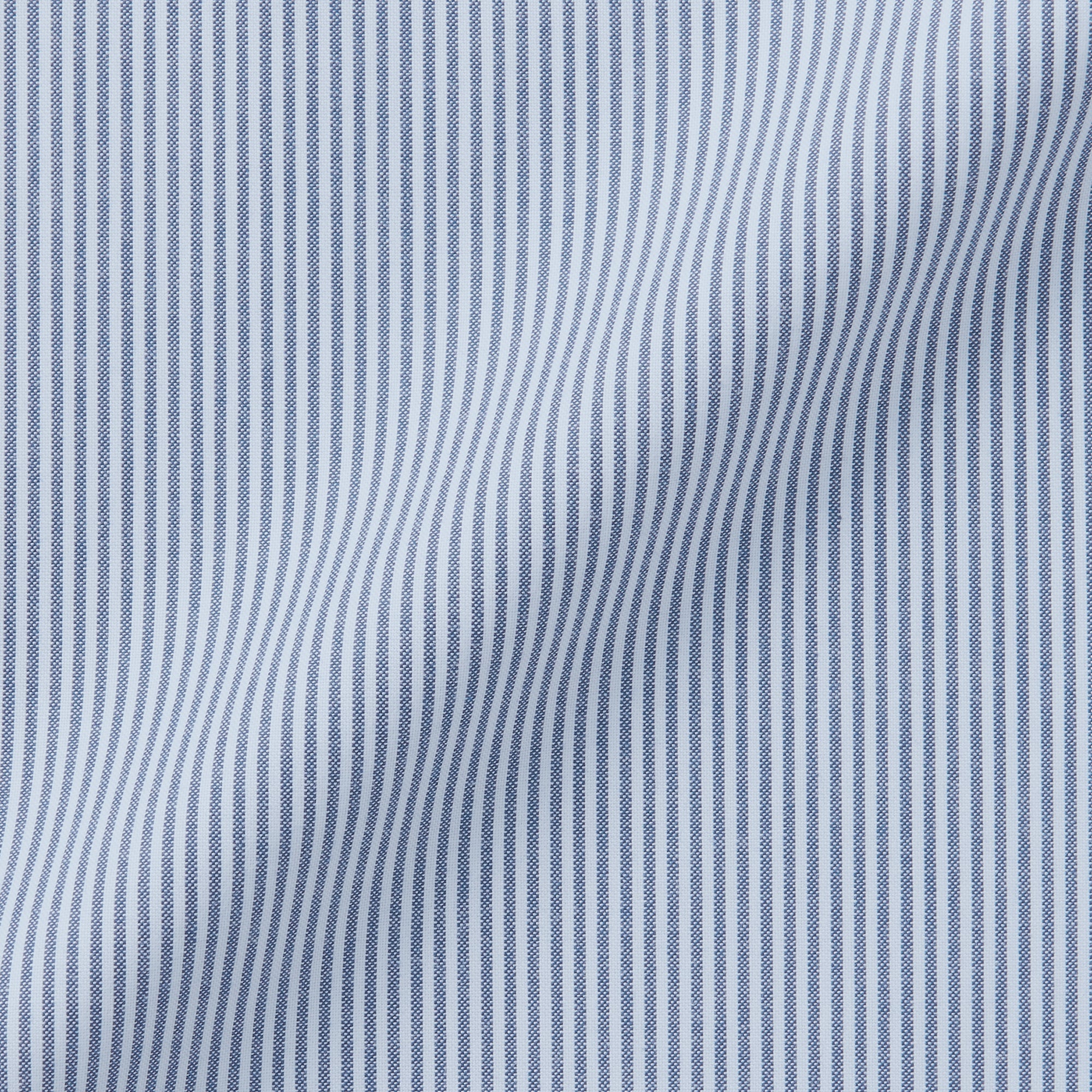 Men's Non-Iron Semi Wide Collar Striped Shirt