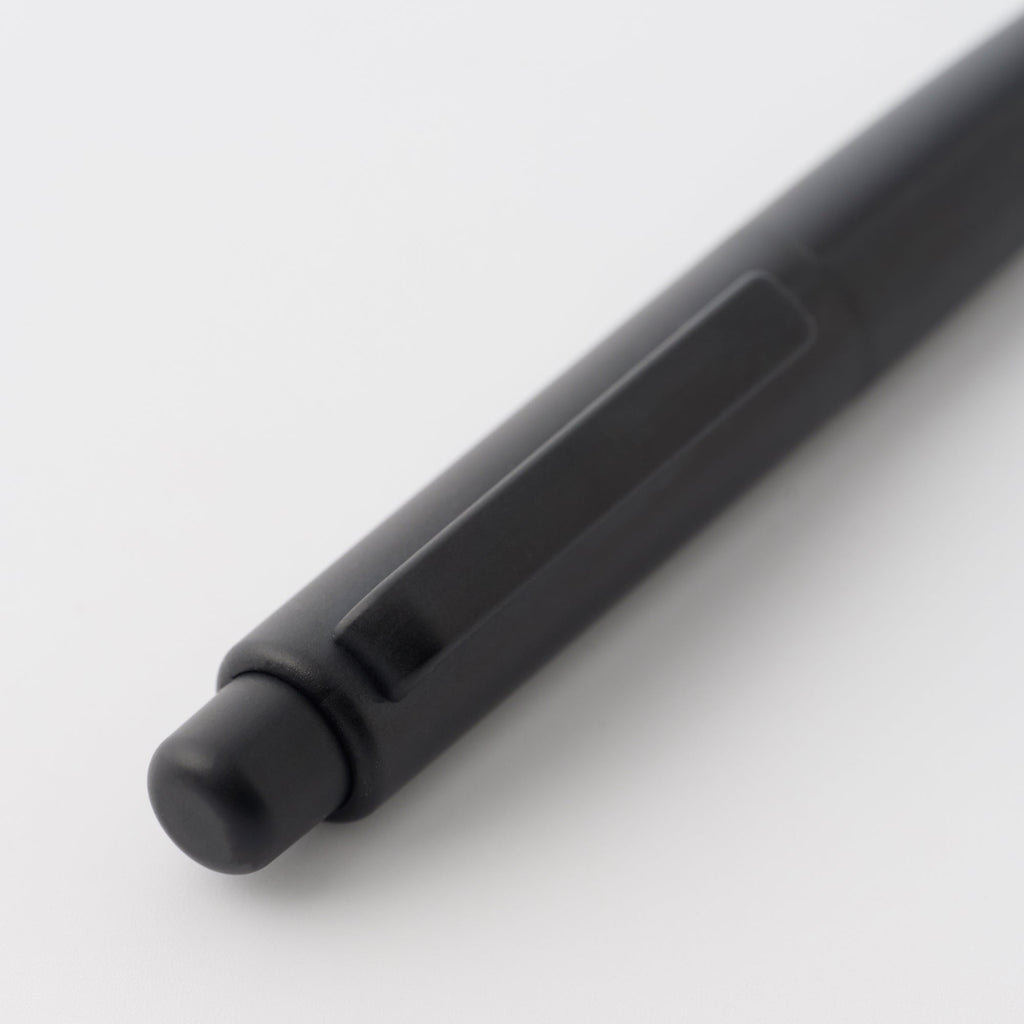 Compact Gel Ink Ballpoint Pen Knock Type 0.5 mm - Black