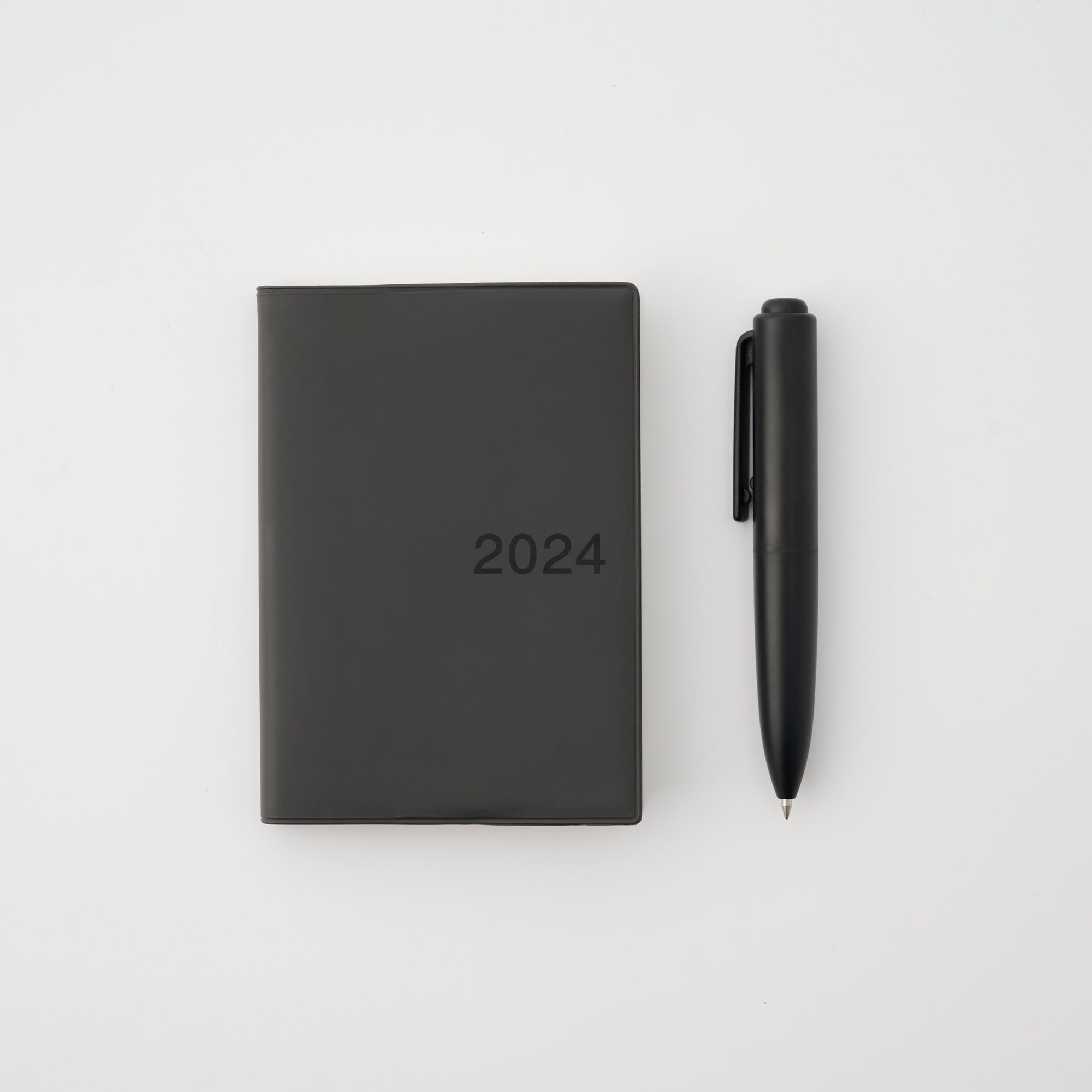 Compact Gel Ink Ballpoint Pen Knock Type 0.5 mm - Black