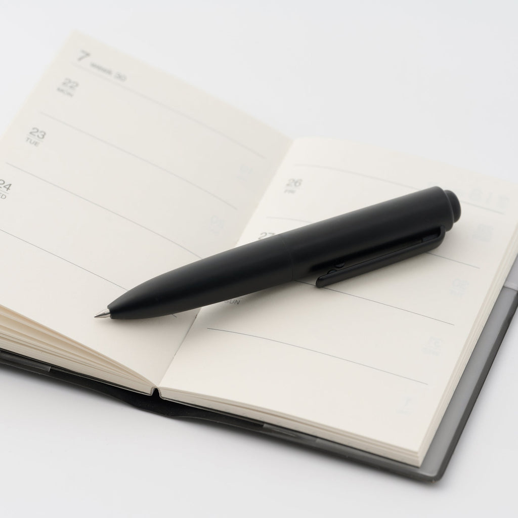 Compact Gel Ink Ballpoint Pen Knock Type 0.5 mm - Black