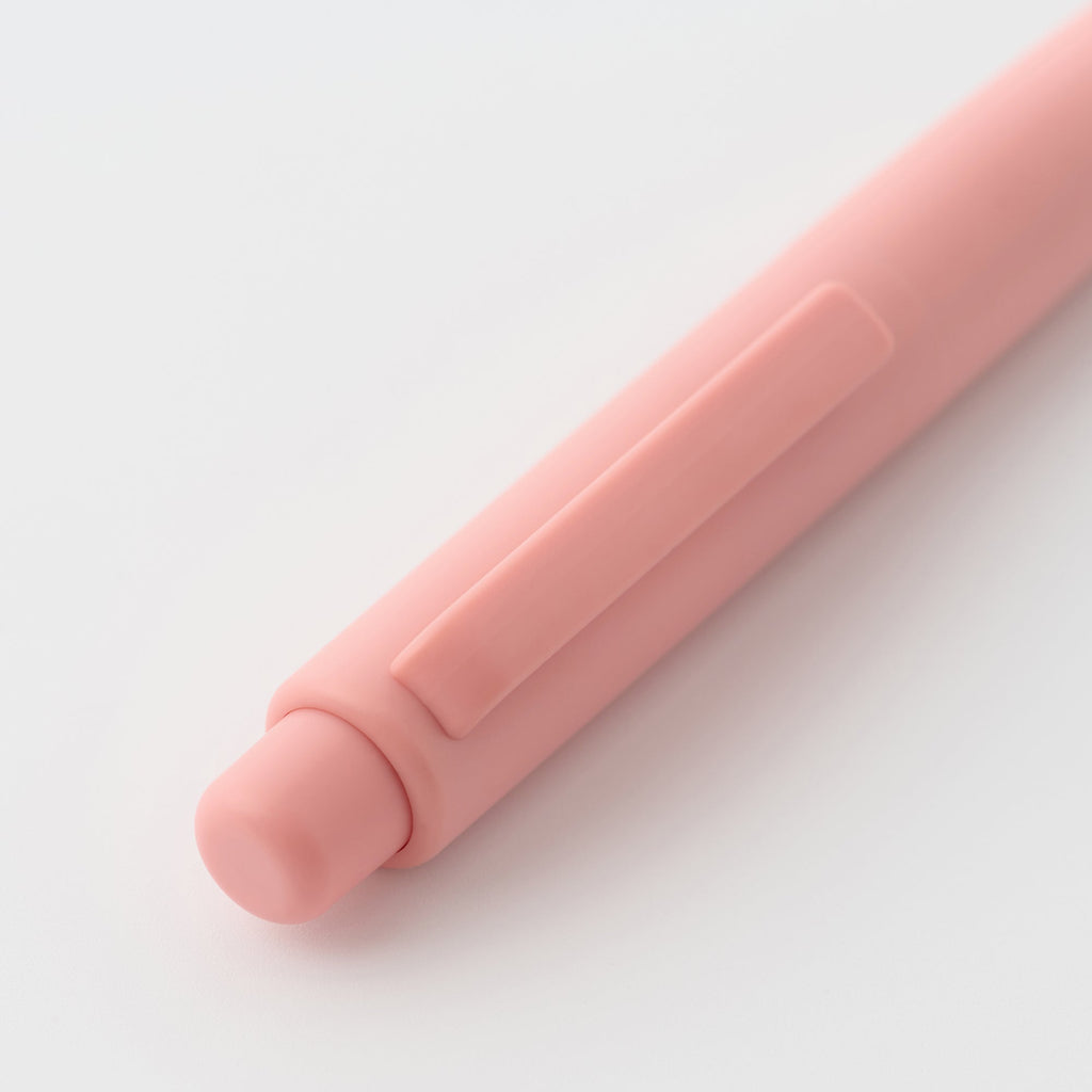 Compact Gel Ink Ballpoint Pen Knock Type 0.5 mm - Pink