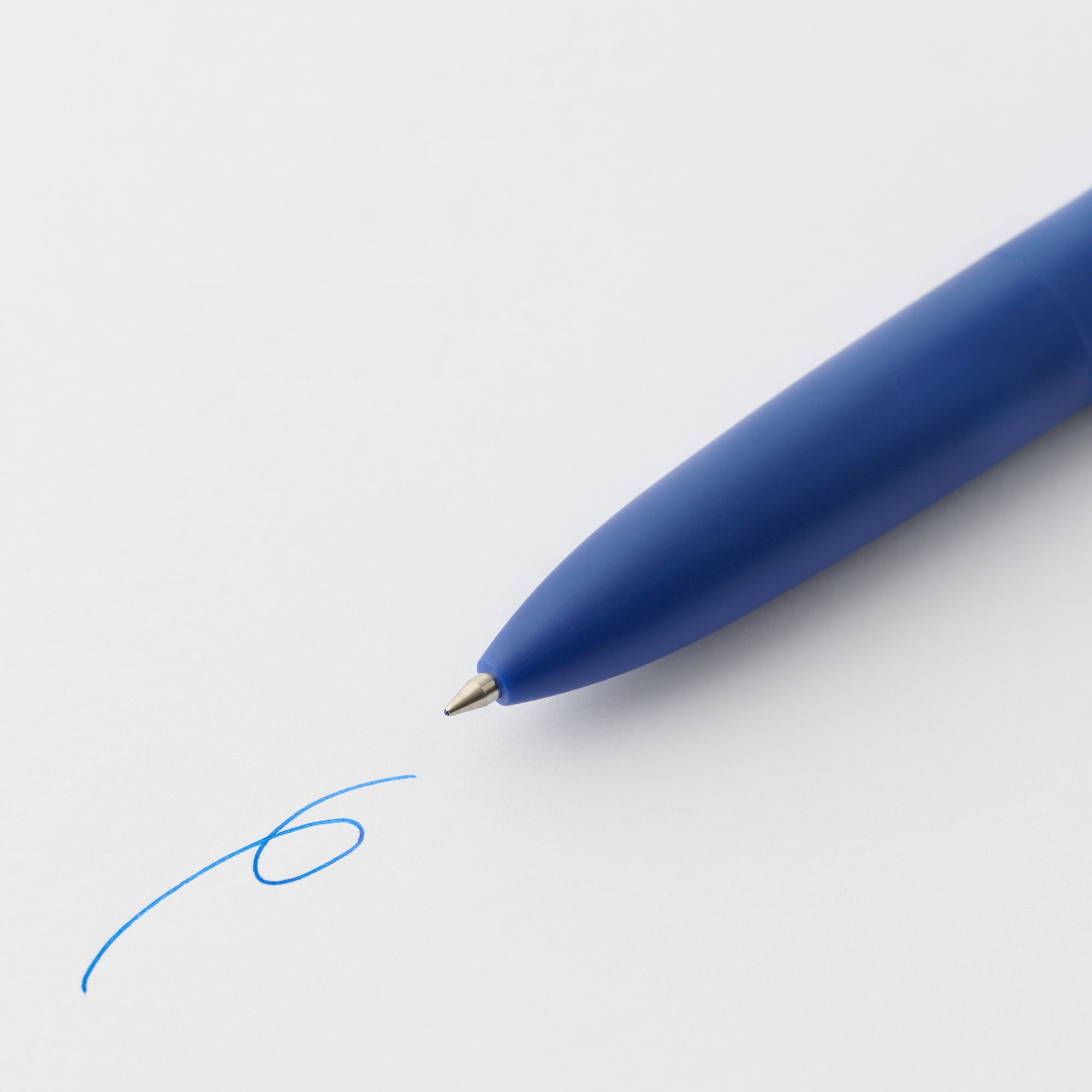 Compact Gel Ink Ballpoint Pen Knock Type 0.5 mm - Blue