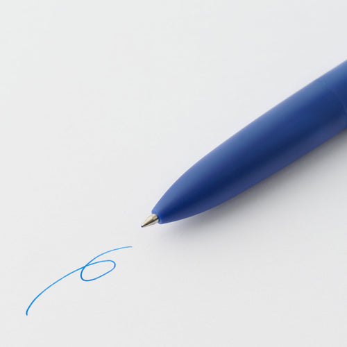 Compact Gel Ink Ballpoint Pen Knock Type 0.5 mm - Blue