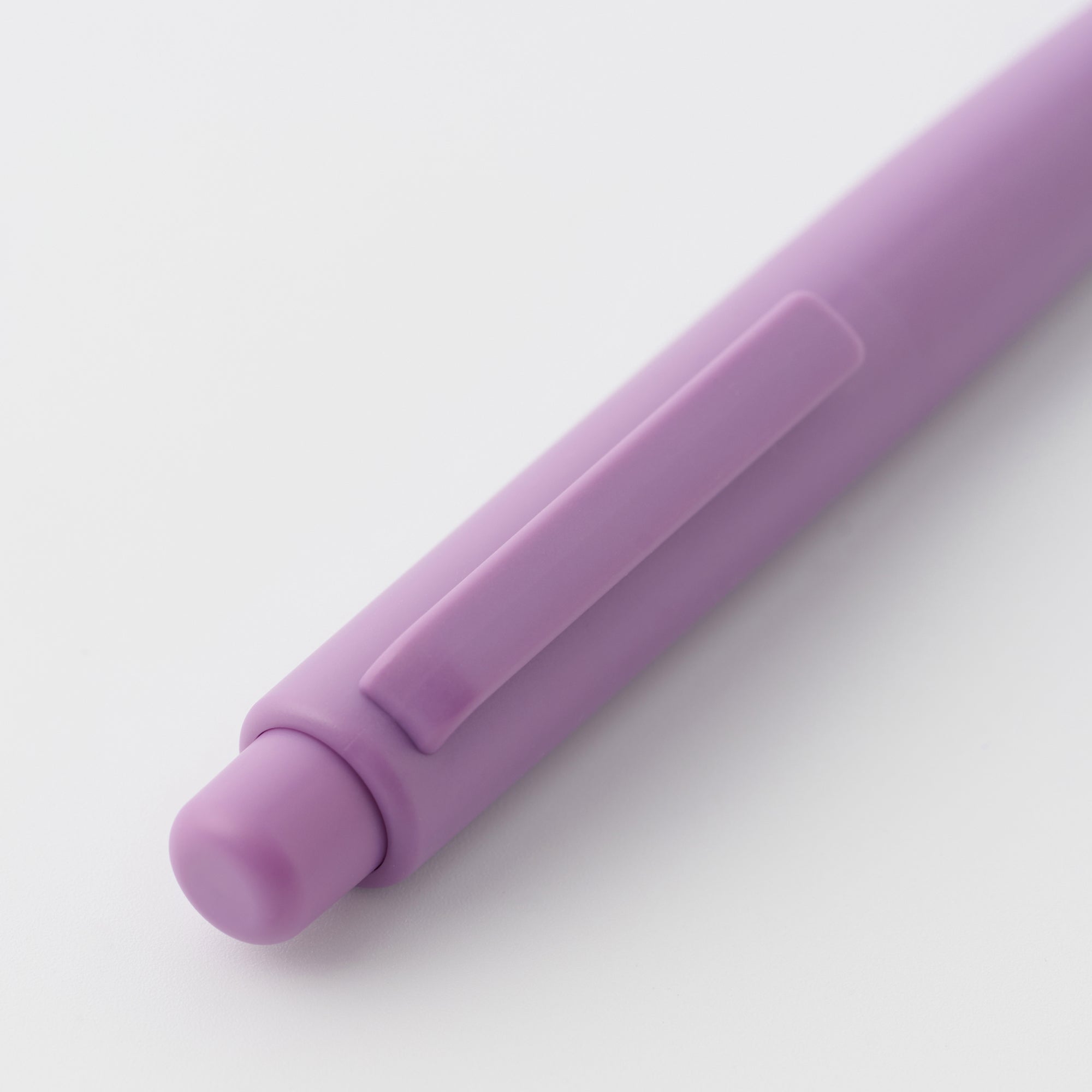 Compact Gel Ink Ballpoint Pen Knock Type 0.5 mm - Purple