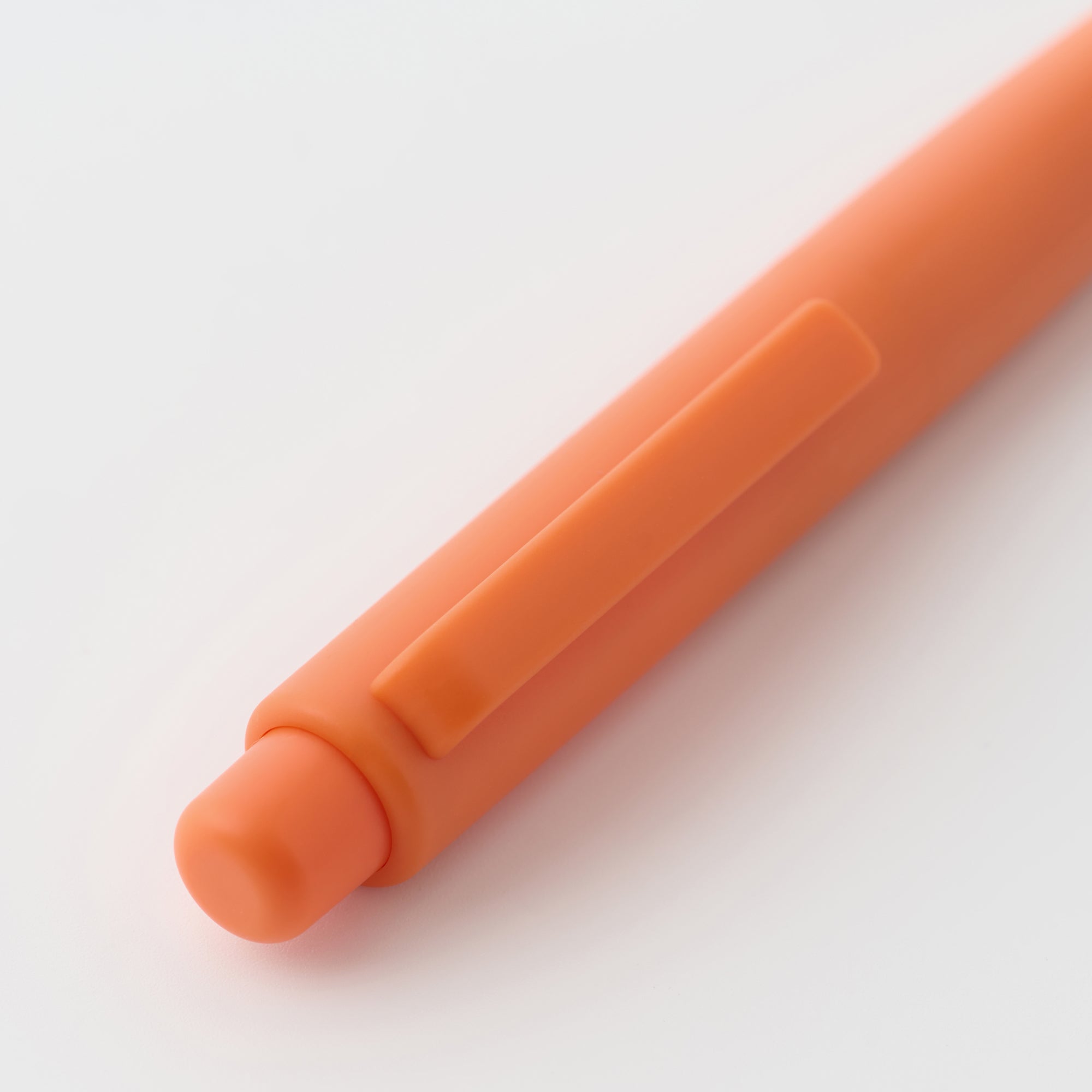 Compact Gel Ink Ballpoint Pen Knock Type 0.5 mm - Orange