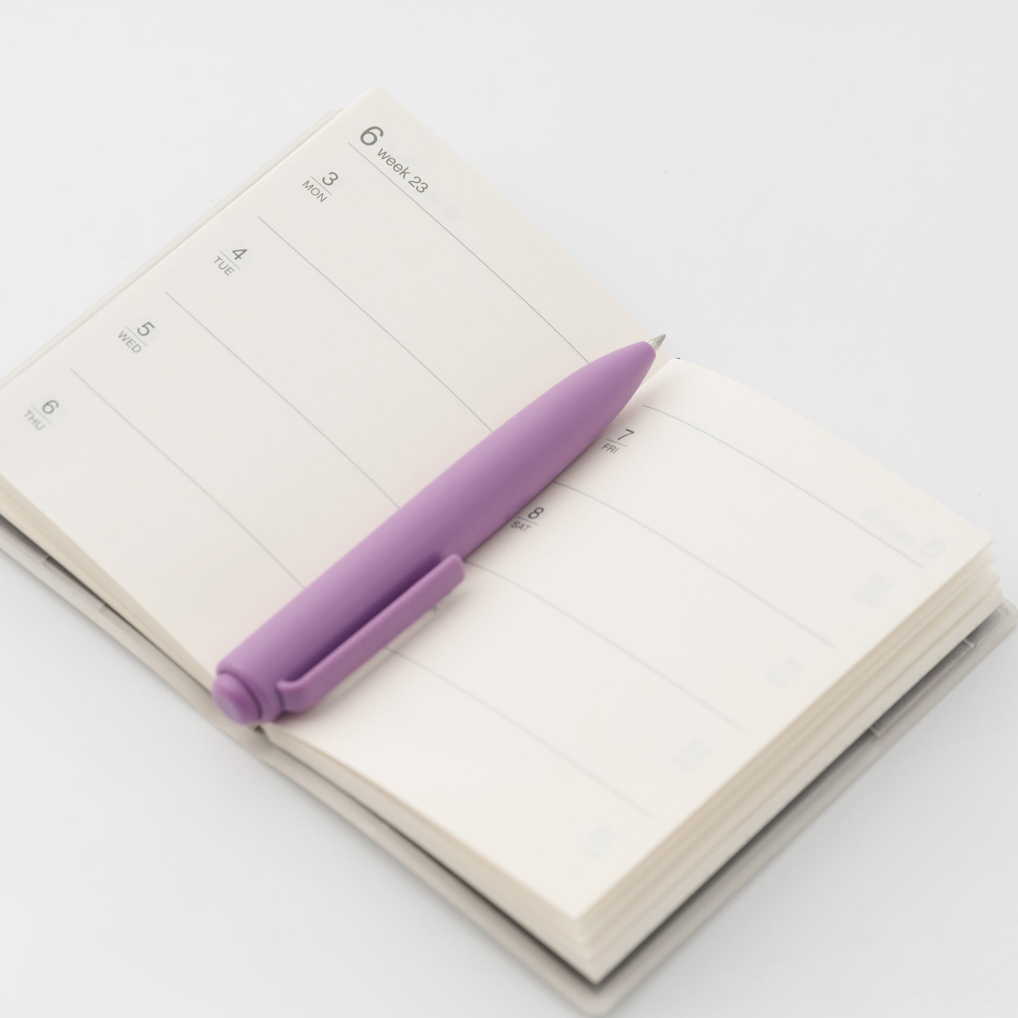 Compact Gel Ink Ballpoint Pen Knock Type 0.5 mm - Cyan