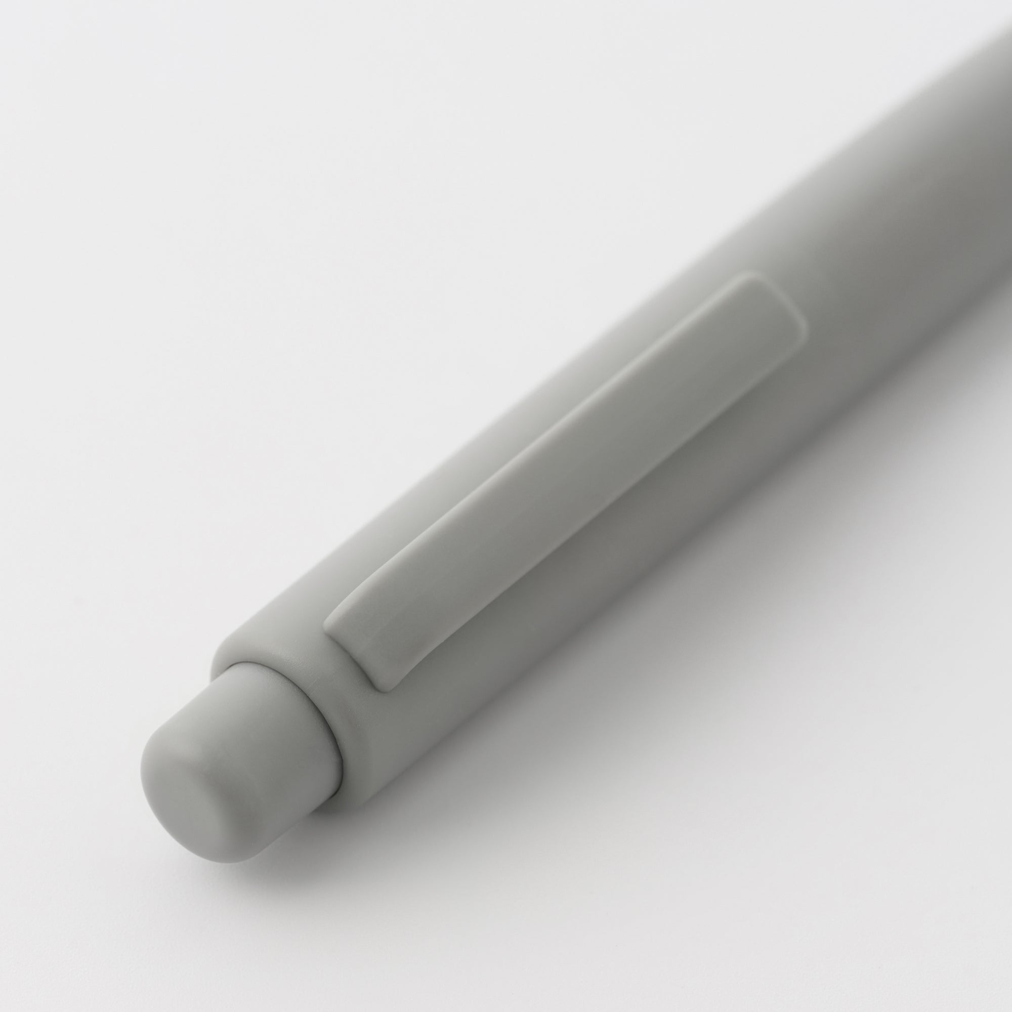 Compact Gel Ink Ballpoint Pen Knock Type 0.5 mm - Gray