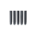 Compact Fountain Pen Ink Cartridge Refills - Black (5 Pack)