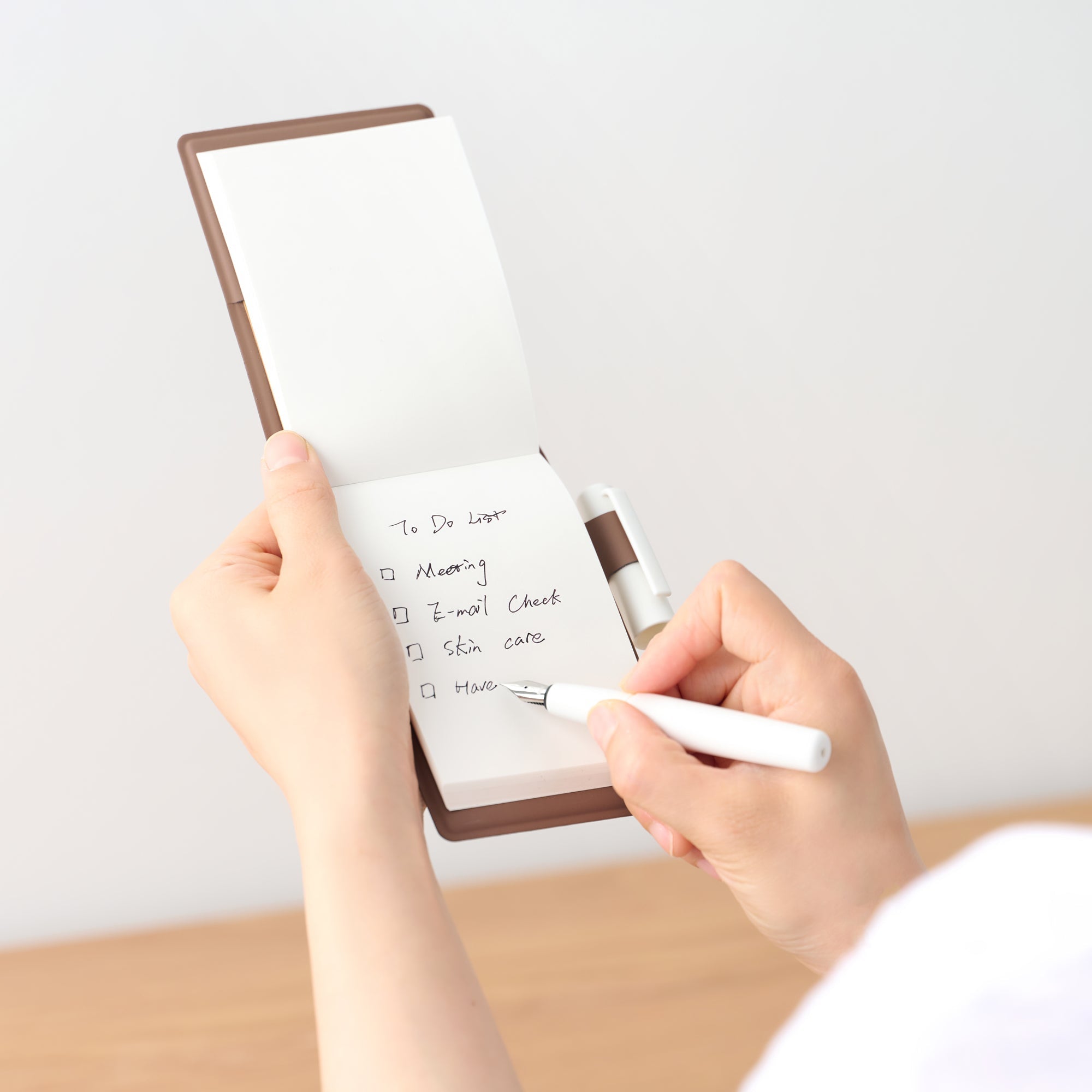 Compact Notebook A7 - Brown