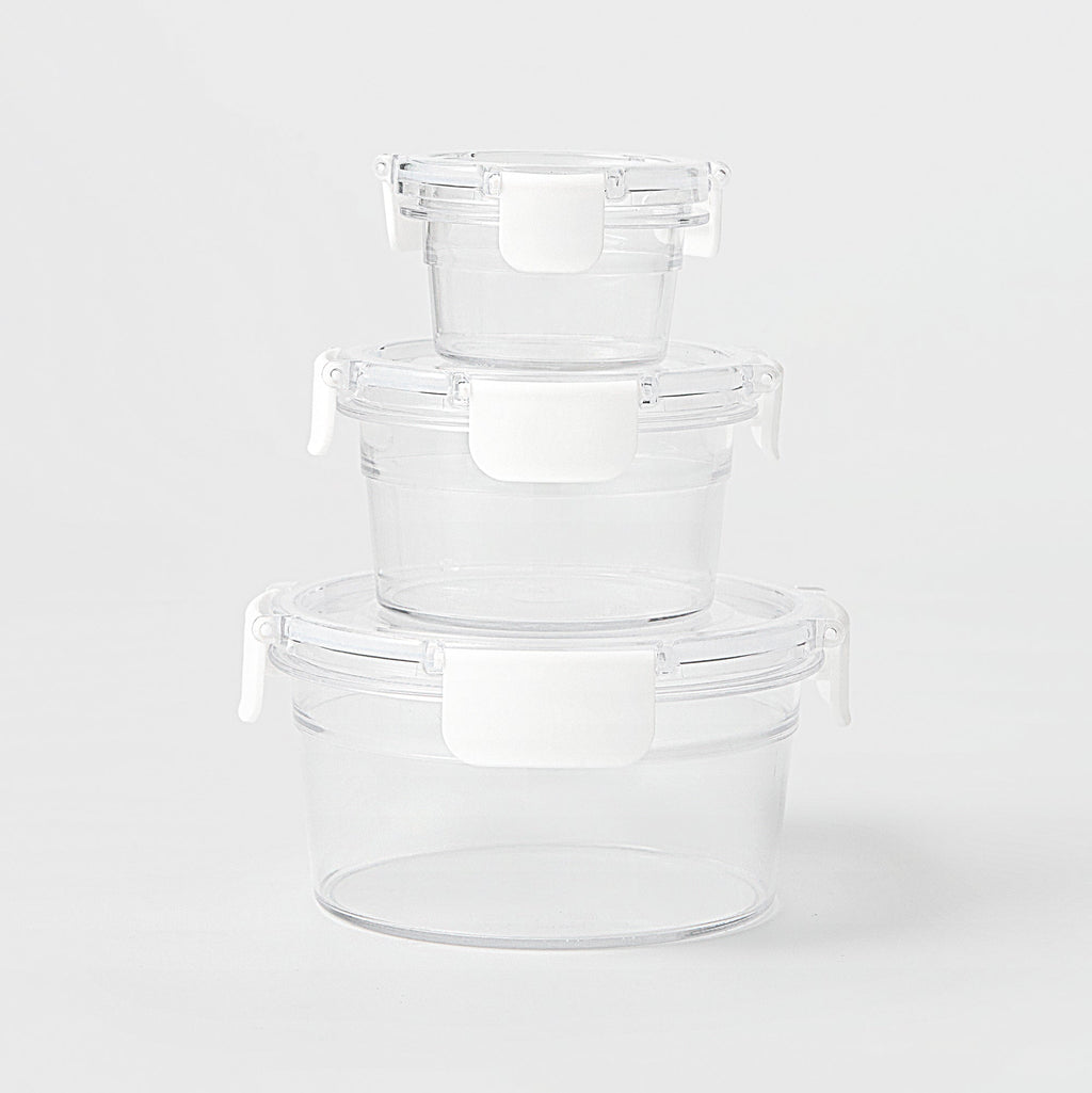 Clear Storage Container - Round 3.89 fl oz
