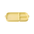 Stoneware Divided Plate - Light Yellow