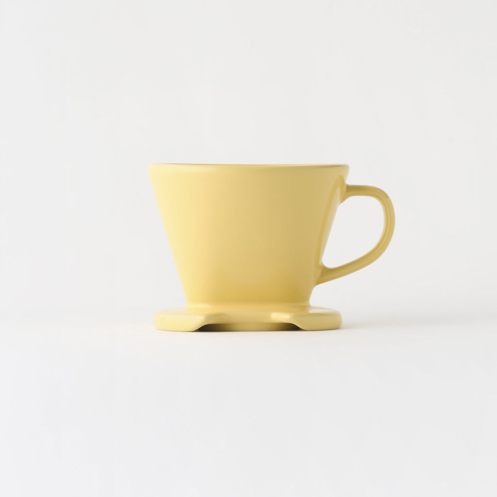 Stoneware Coffee Dripper - Light Yellow