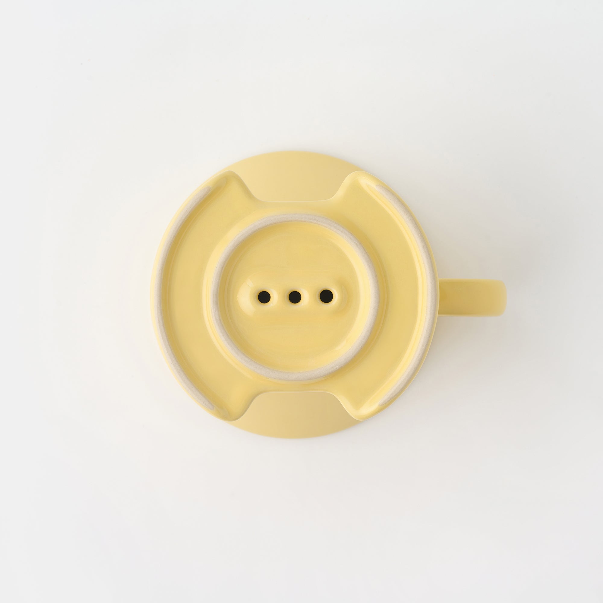 Stoneware Coffee Dripper - Light Yellow
