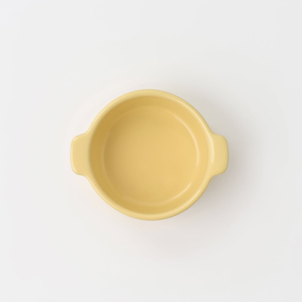 Stoneware Mini Cocotte Bowl Dia. 4.5 - Light Yellow