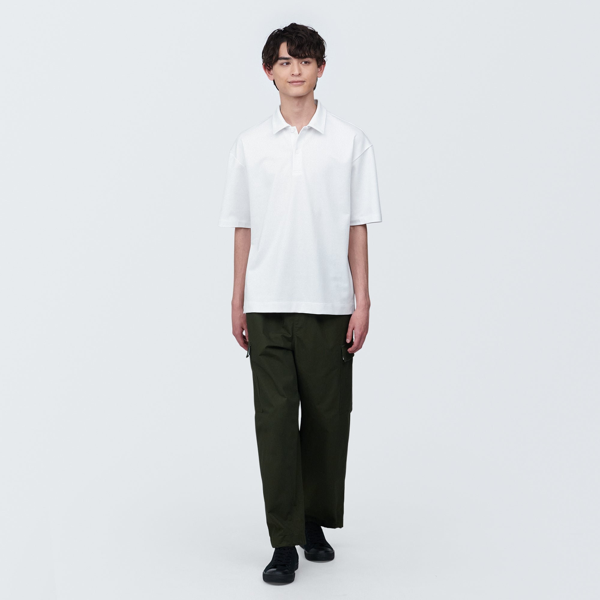 Men's Cool Touch Half Sleeve Polo