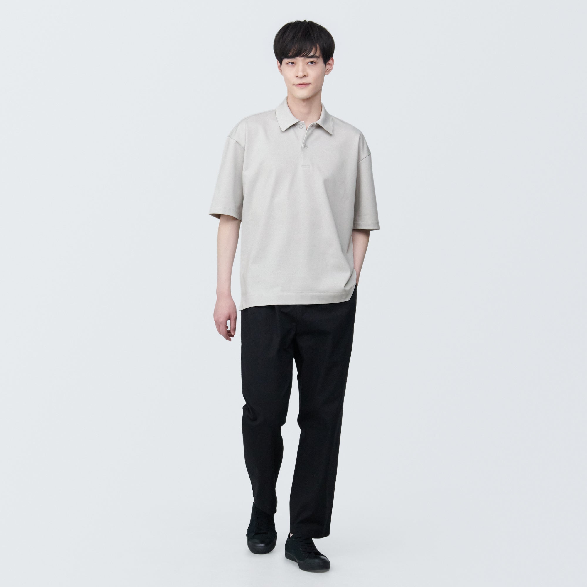 Men's Cool Touch Half Sleeve Polo