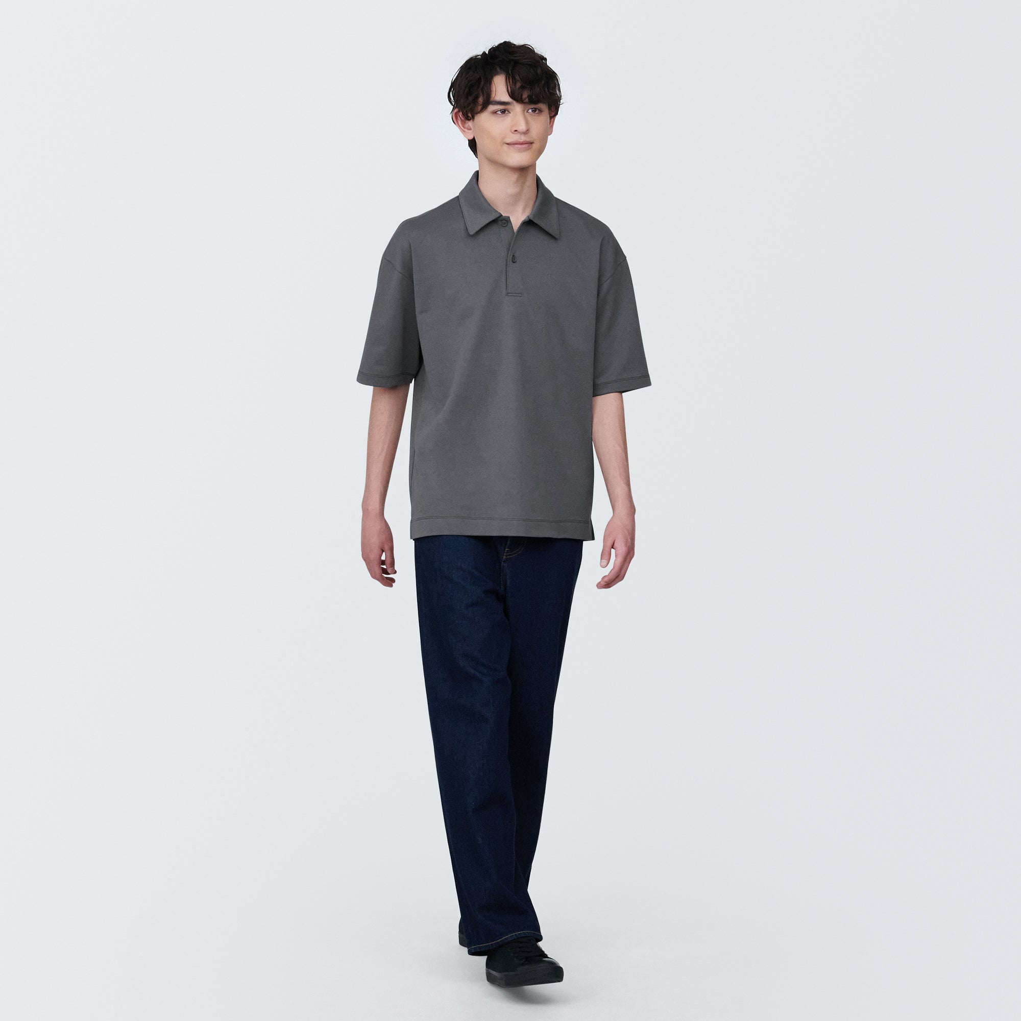 Men's Cool Touch Half Sleeve Polo