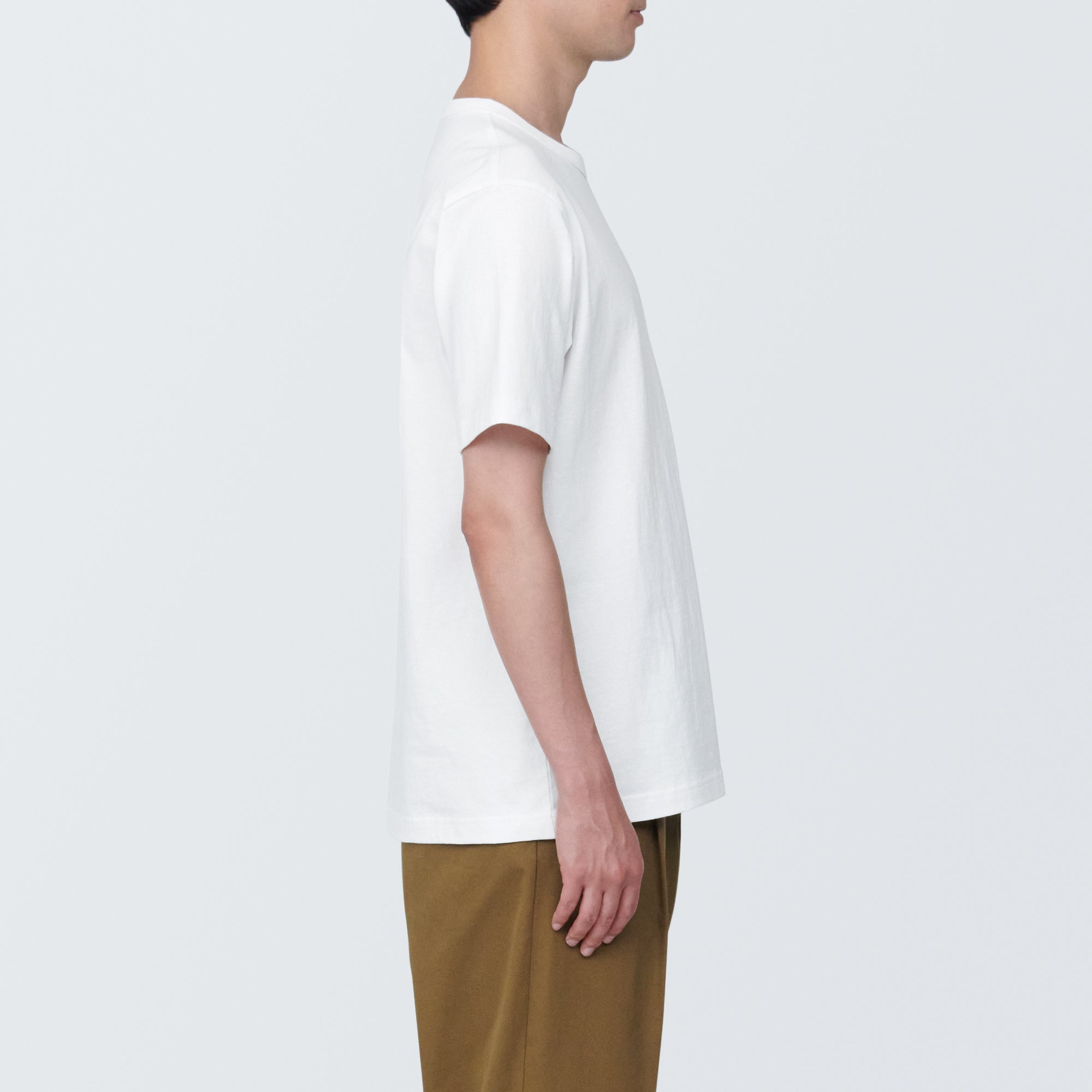Men's Washed Heavy Weight Crew Neck Short Sleeve T-Shirt