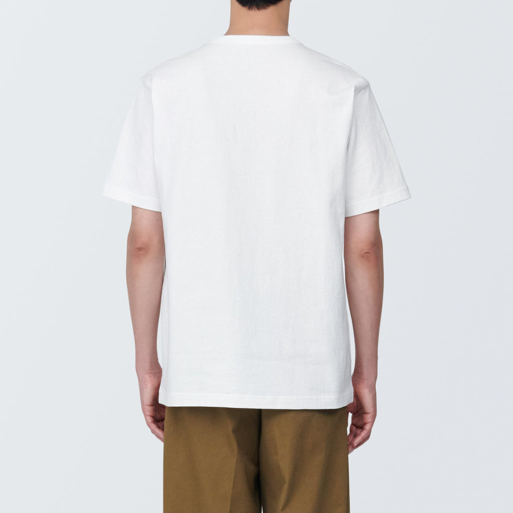 Men's Washed Heavy Weight Crew Neck Short Sleeve T-Shirt