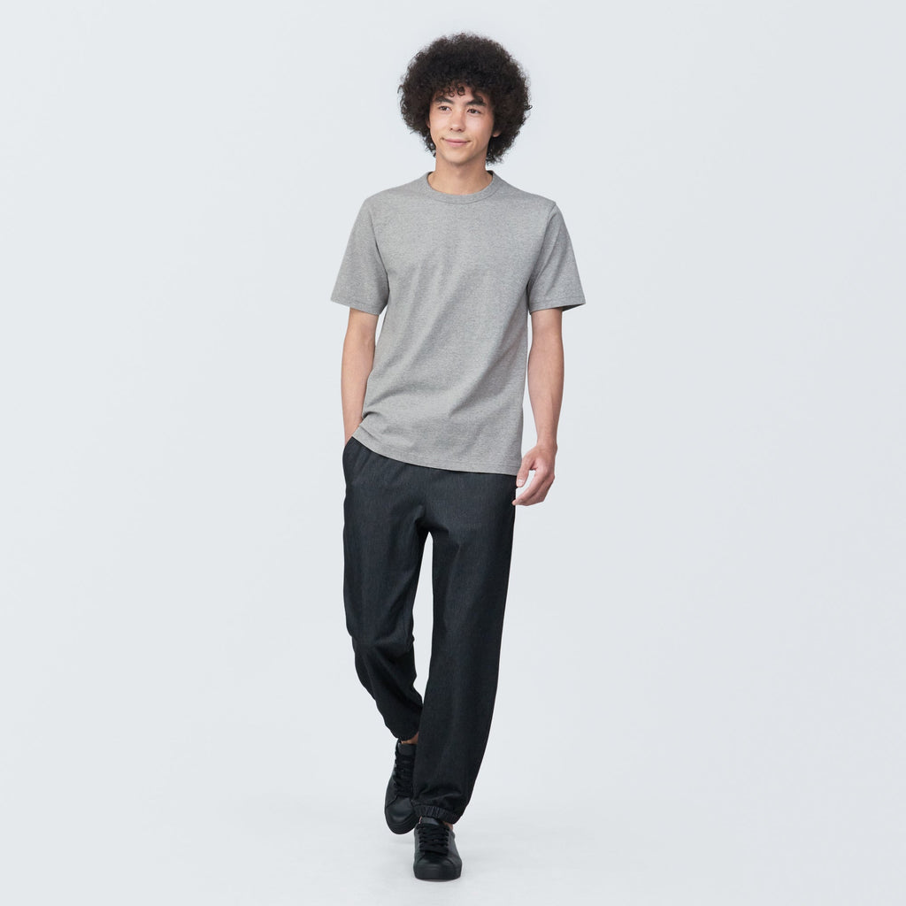 Men's Washed Heavy Weight Crew Neck Short Sleeve T-Shirt