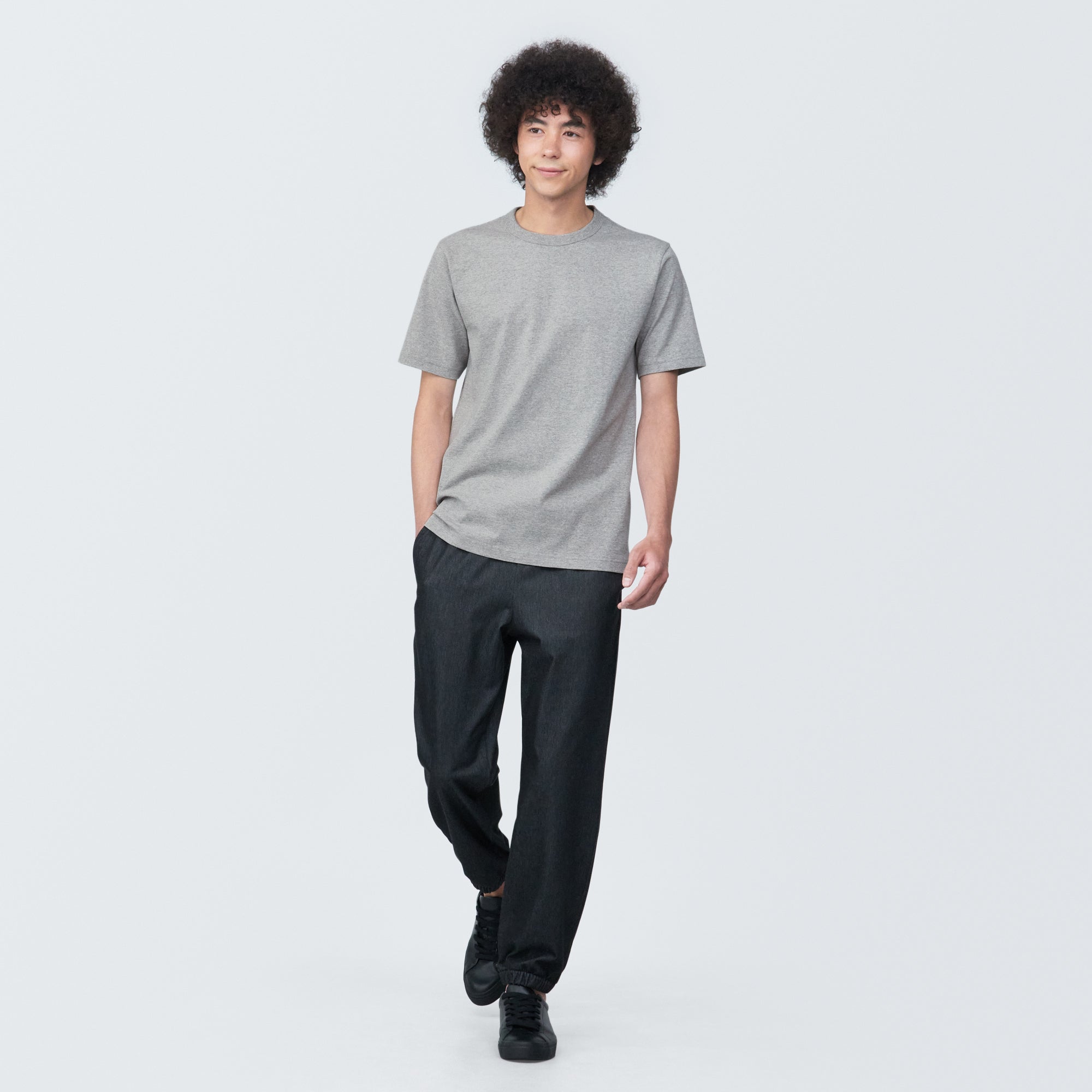 Men's Washed Heavy Weight Crew Neck Short Sleeve T-Shirt