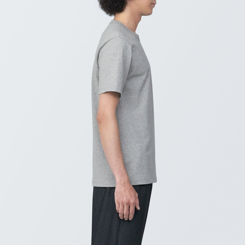 Men's Washed Heavy Weight Crew Neck Short Sleeve T-Shirt
