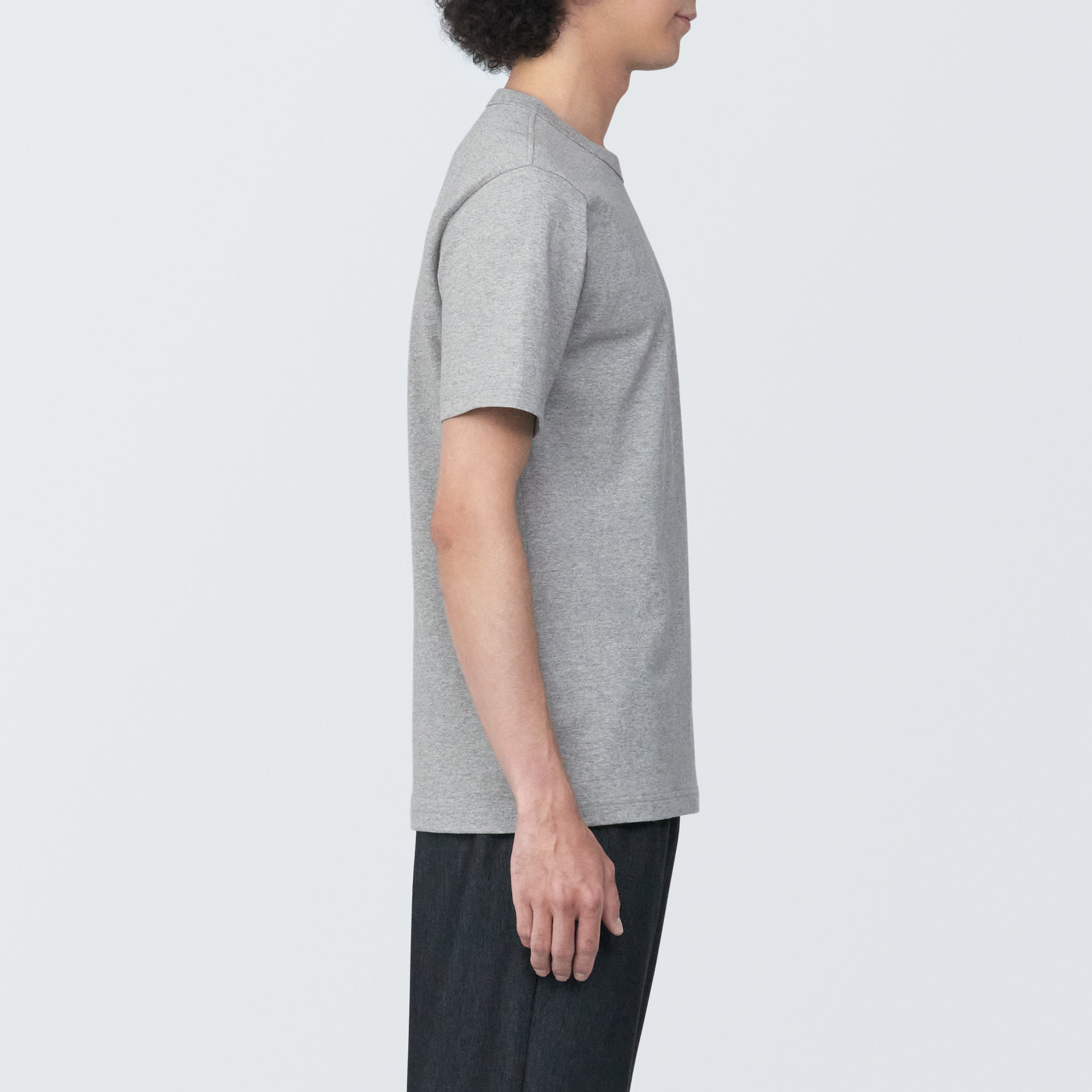 Men's Washed Heavy Weight Crew Neck Short Sleeve T-Shirt