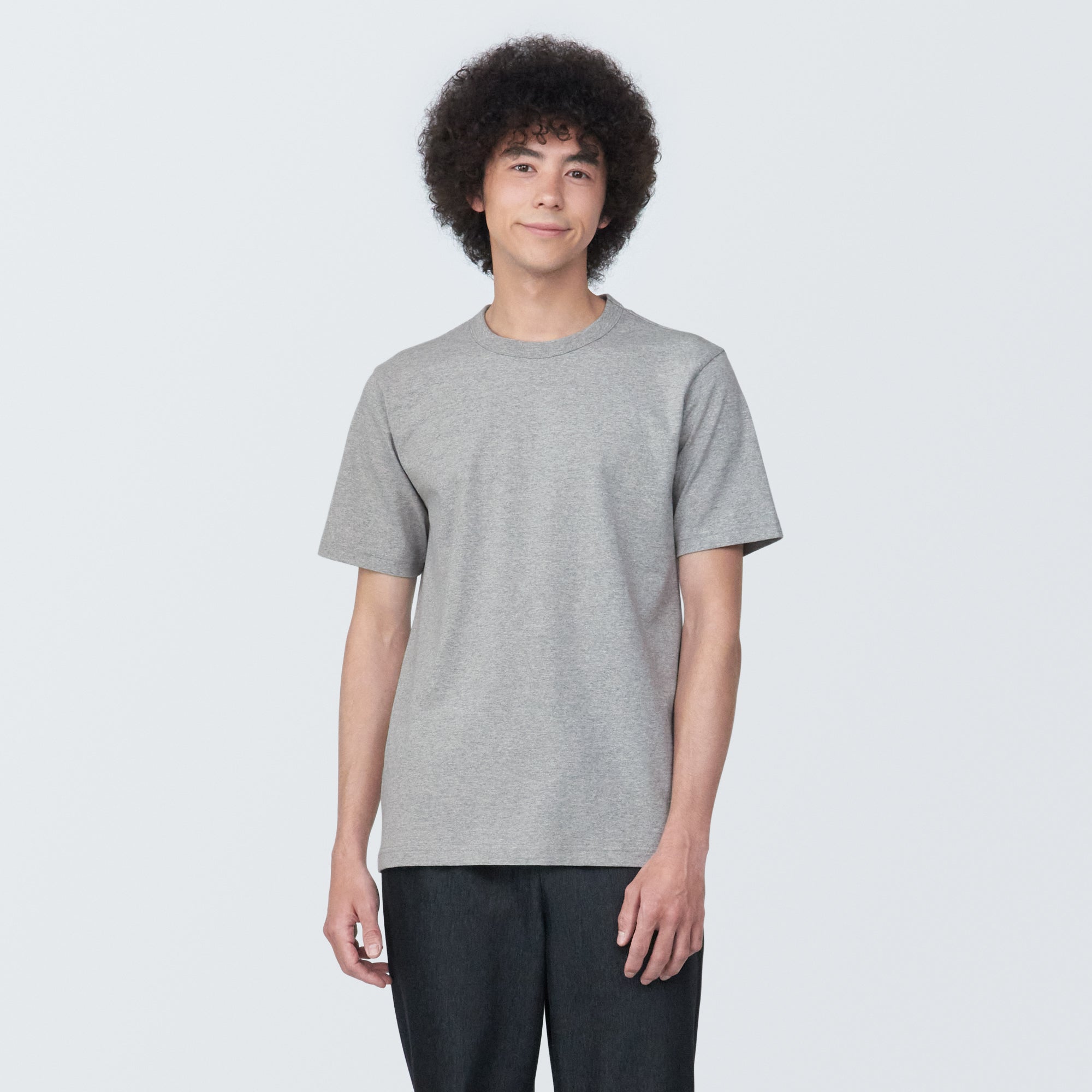Men's Washed Heavy Weight Crew Neck Short Sleeve T-Shirt