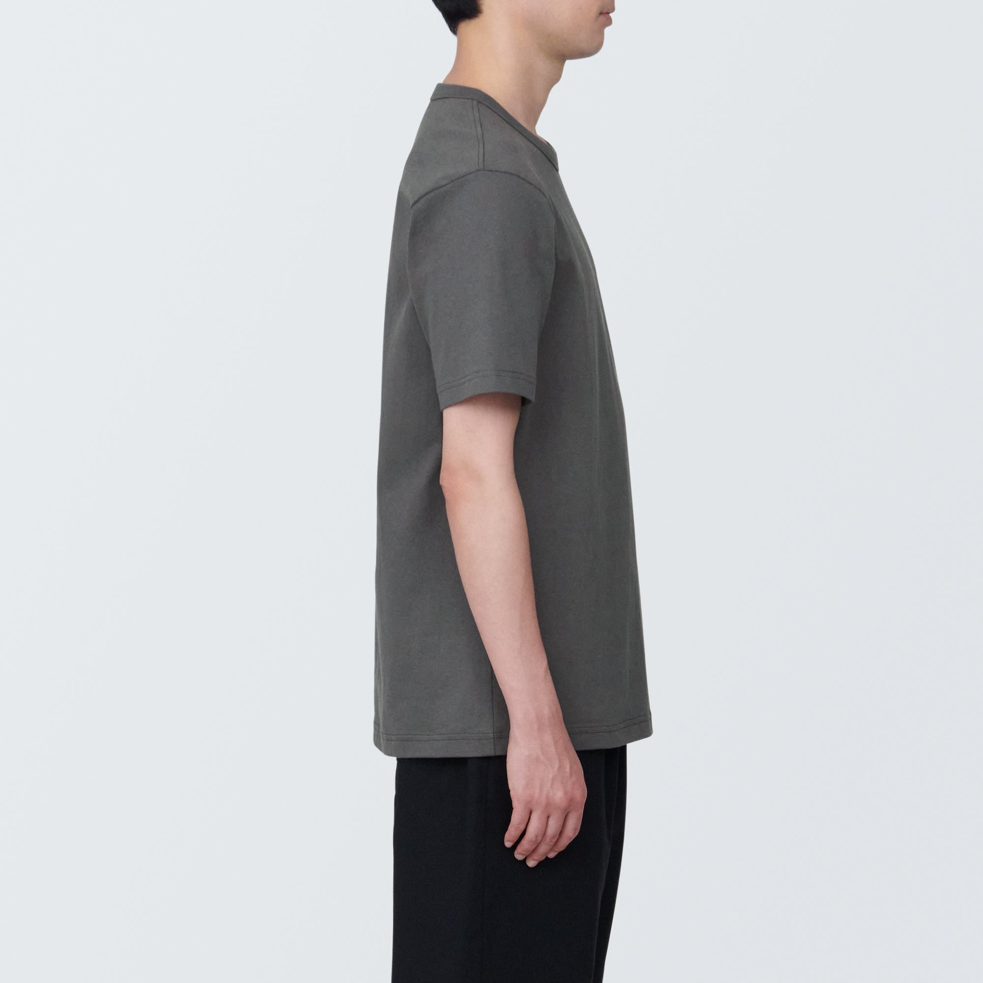 Men's Washed Heavy Weight Crew Neck Short Sleeve T-Shirt